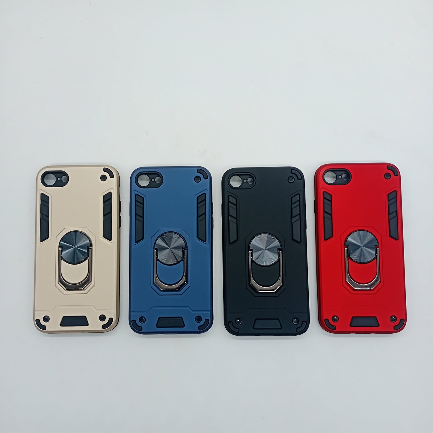 iPhone 7 Hard PC Case with ring holder Shockproof Slim back Cover