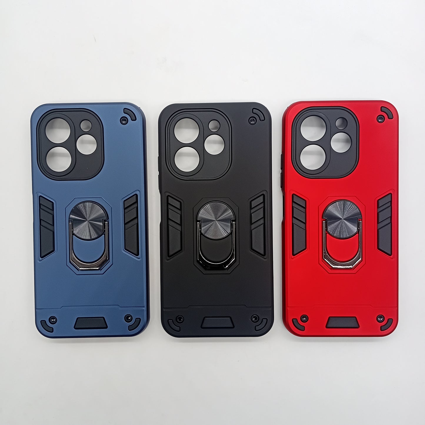 Tecno Spark 30 Hard PC Case with ring holder Shockproof Slim back Cover