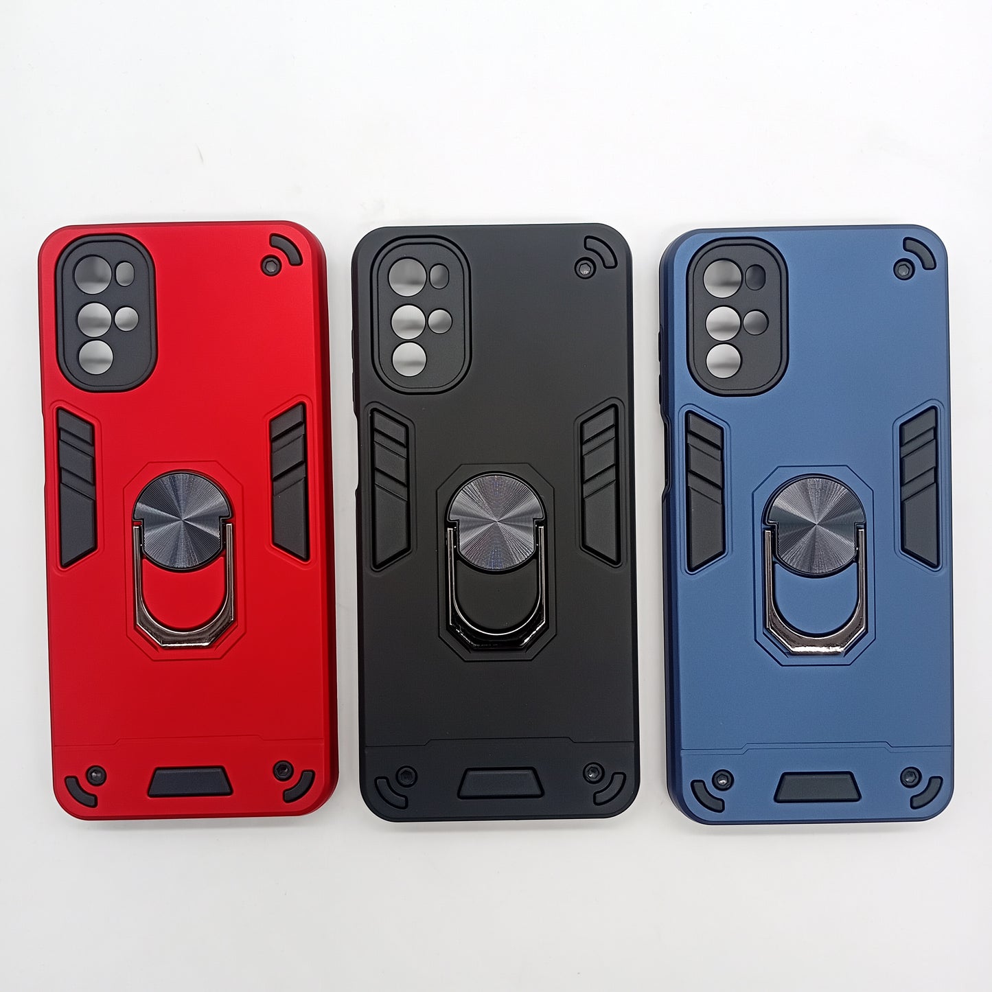 Motorola G22 Hard PC Case with ring holder Shockproof Slim back Cover