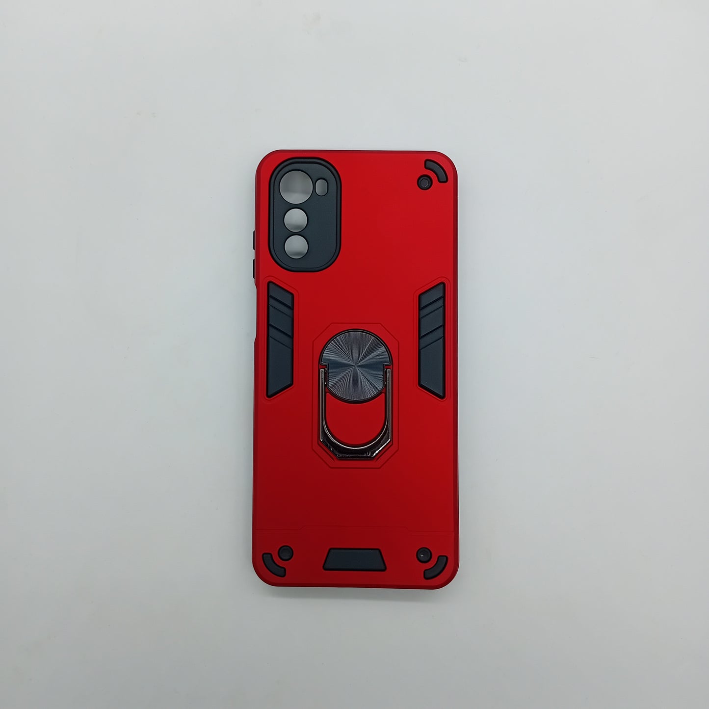 Motorola E32 Hard PC Case with ring holder Shockproof Slim back Cover