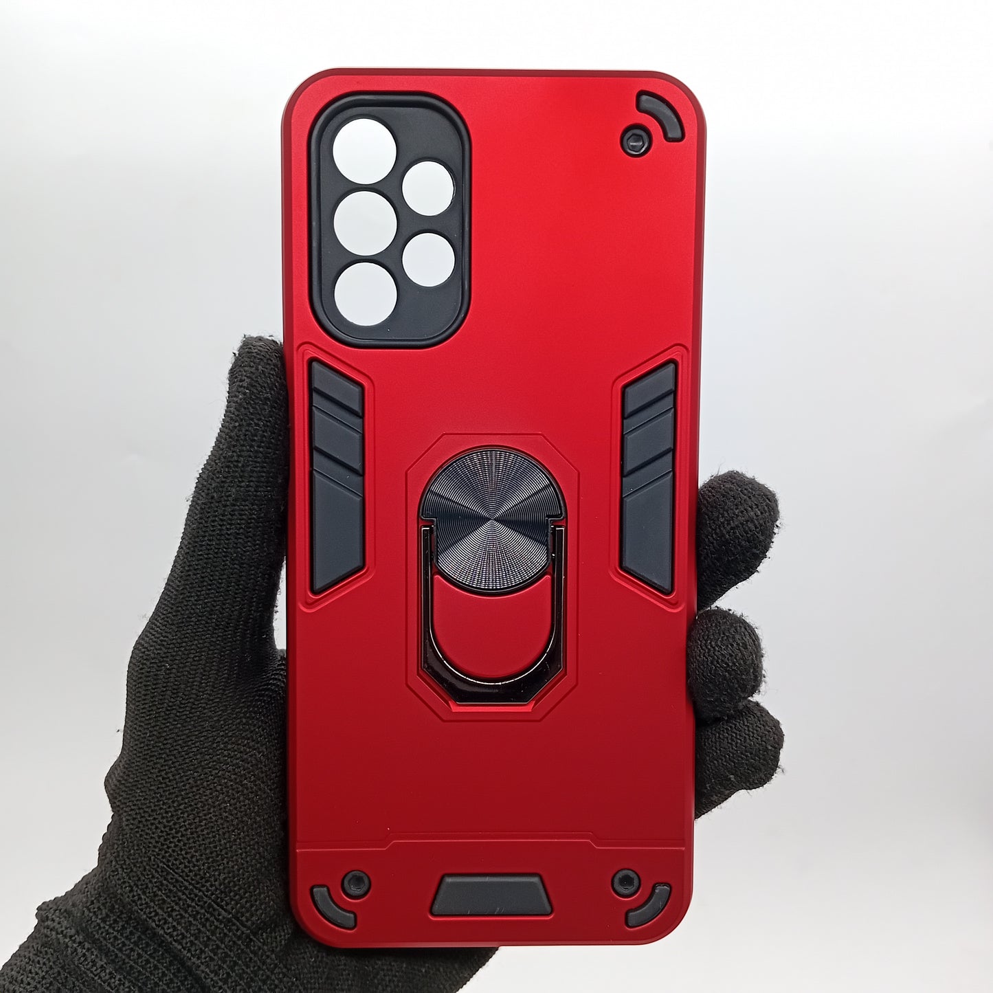 Samsung A13 4G Hard PC Case with ring holder Shockproof Slim back Cover