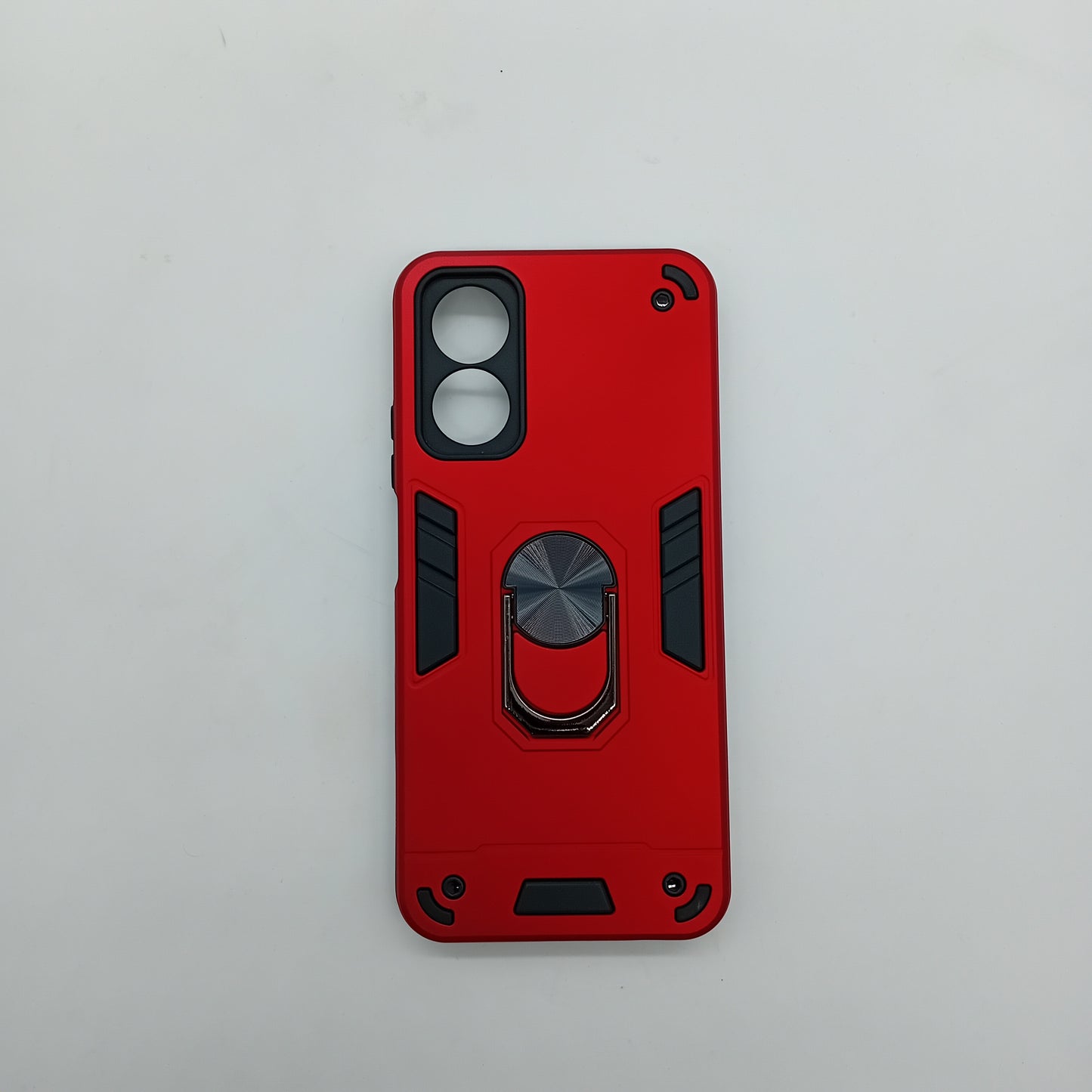 OPPO A17 Hard PC Case with ring holder Shockproof Slim back Cover