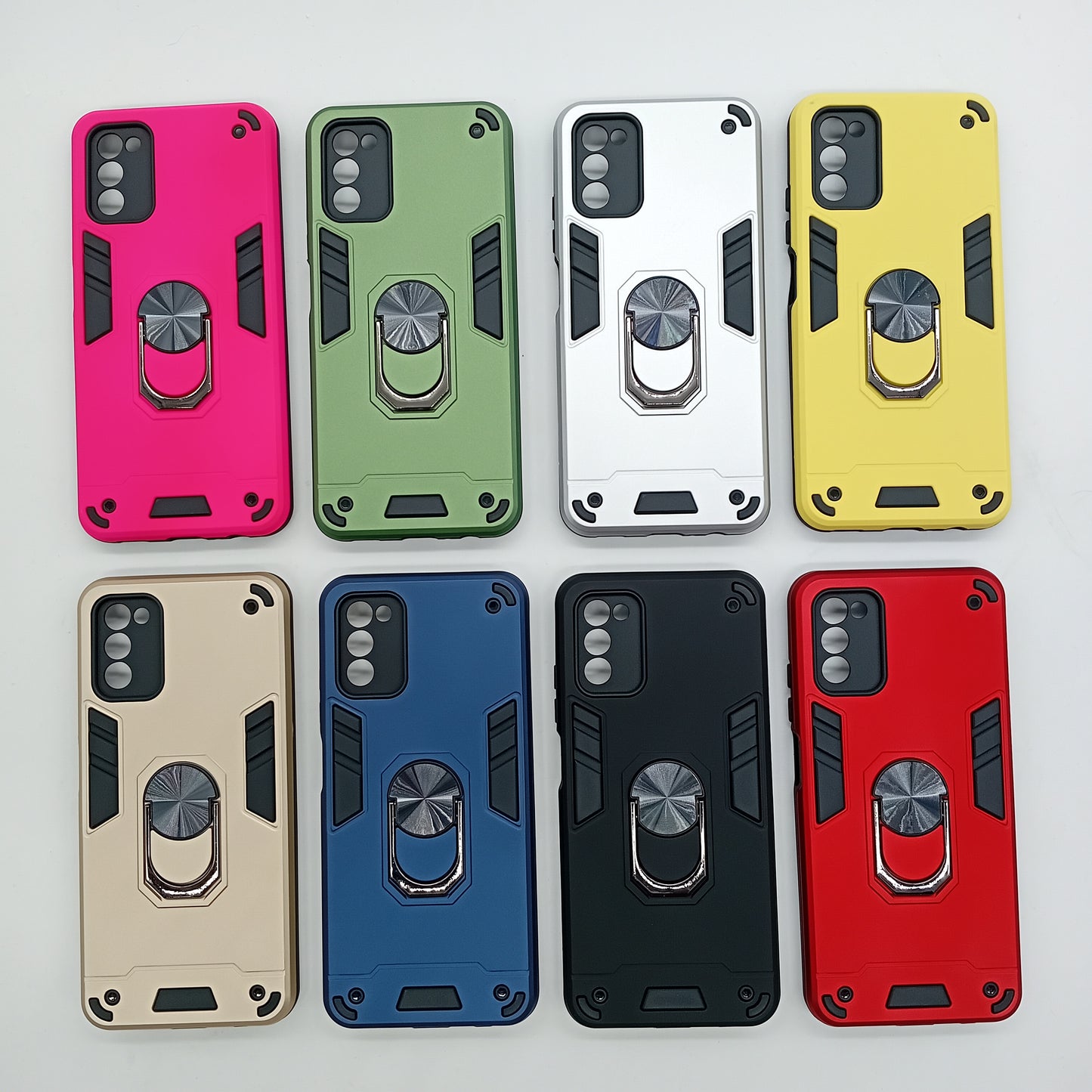 Samsung A03s Hard PC Case with ring holder Shockproof Slim back Cover