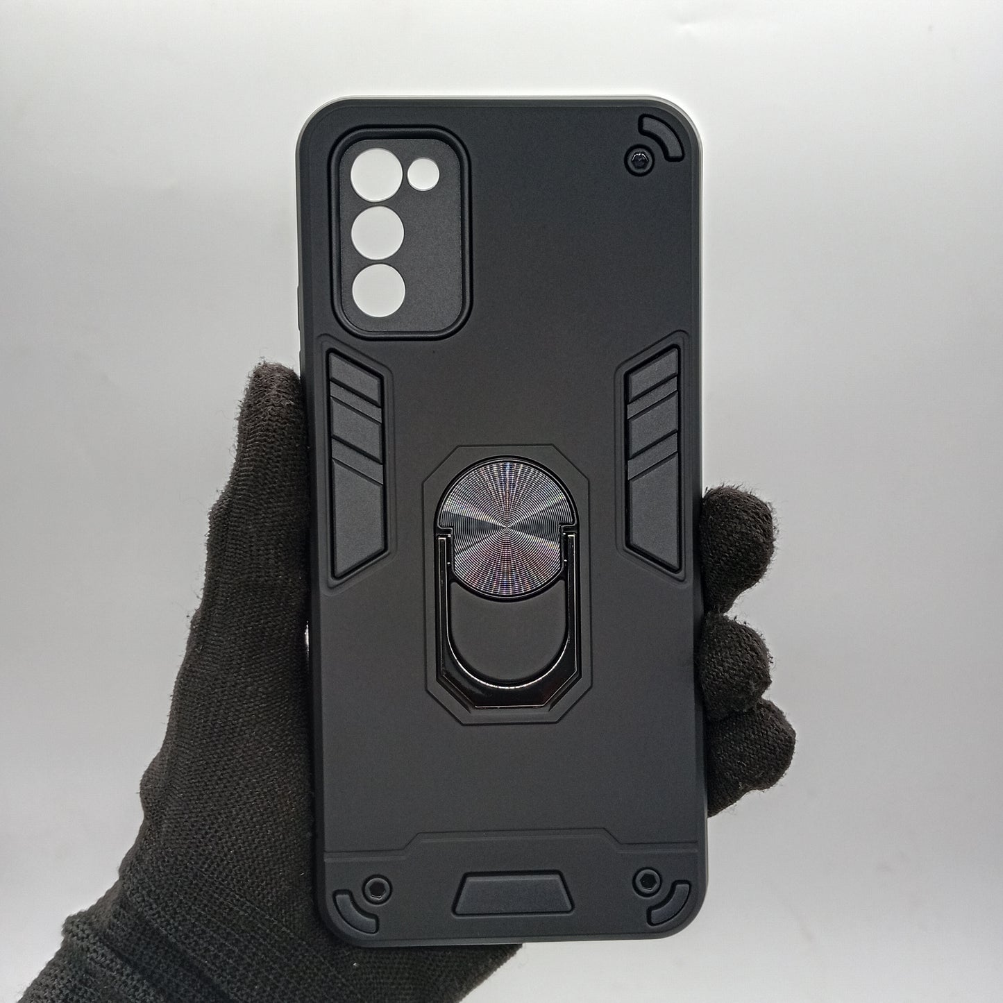 Samsung A03s Hard PC Case with ring holder Shockproof Slim back Cover