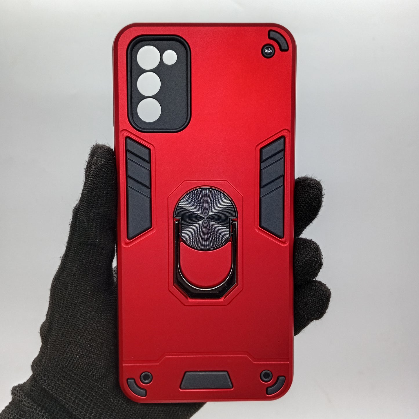 Samsung A03s Hard PC Case with ring holder Shockproof Slim back Cover