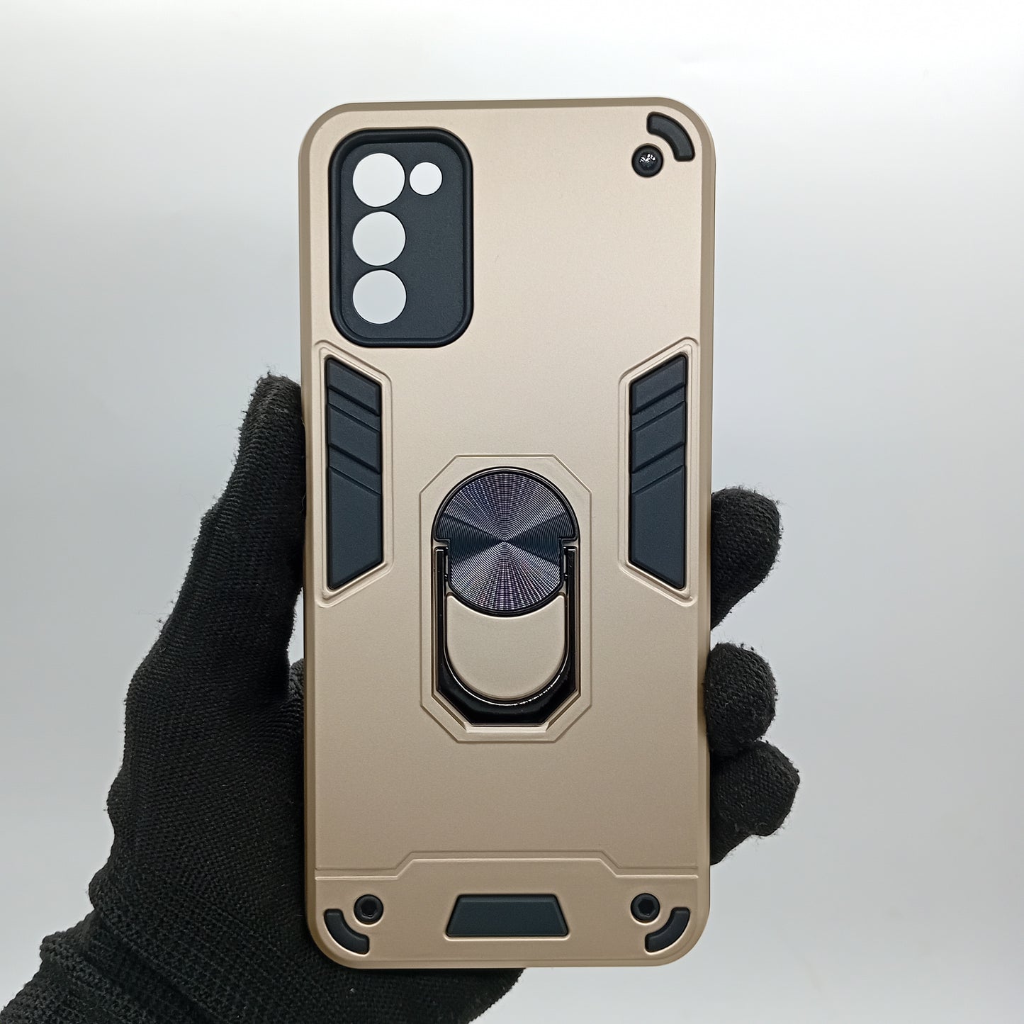 Samsung A03s Hard PC Case with ring holder Shockproof Slim back Cover