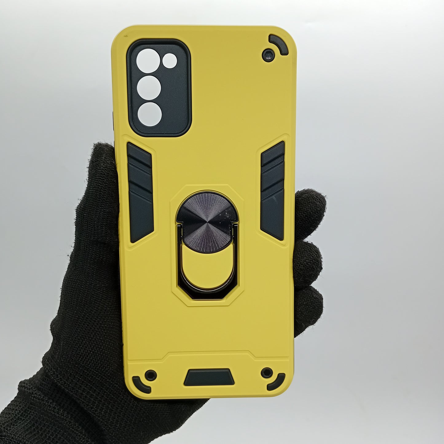 Samsung A03s Hard PC Case with ring holder Shockproof Slim back Cover