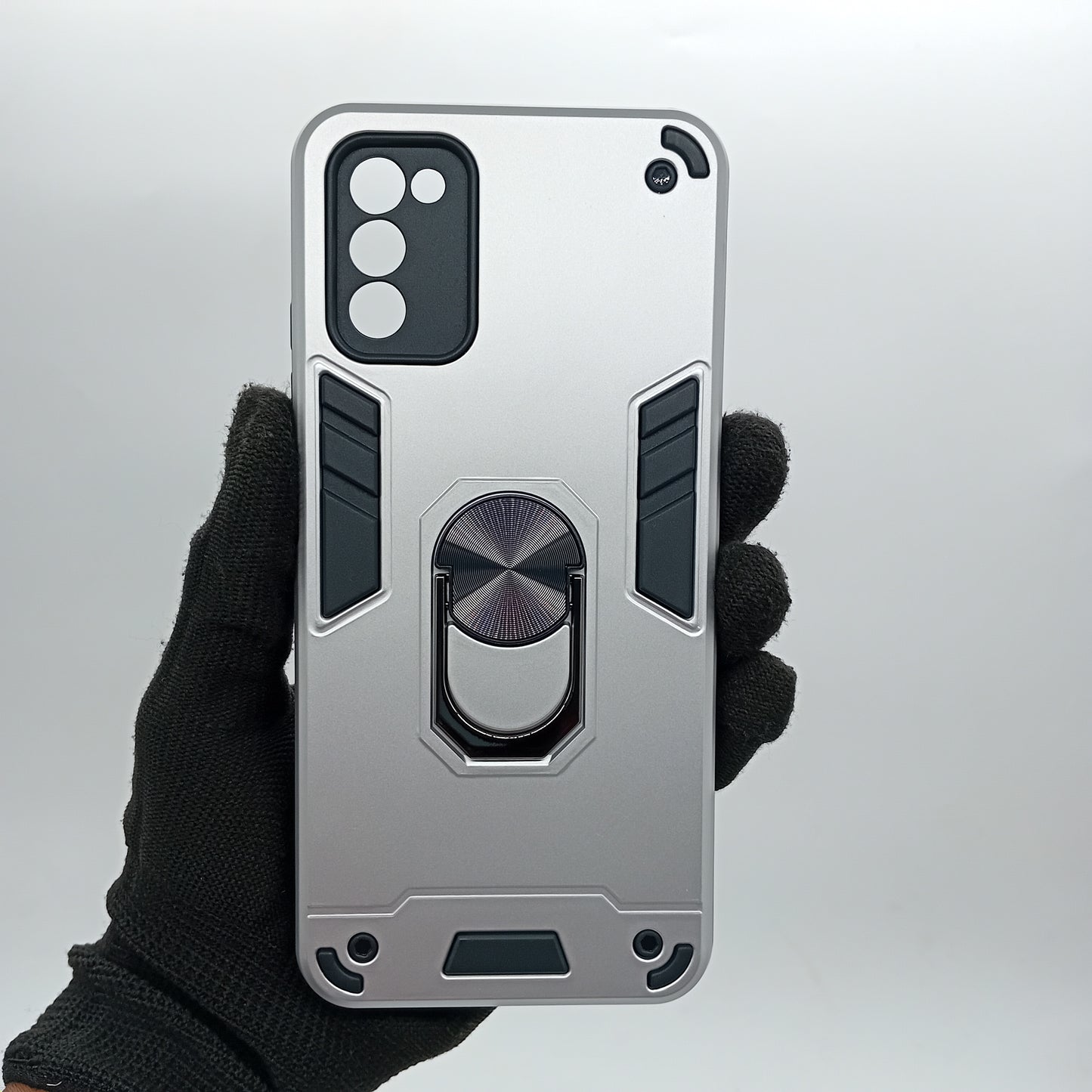 Samsung A03s Hard PC Case with ring holder Shockproof Slim back Cover