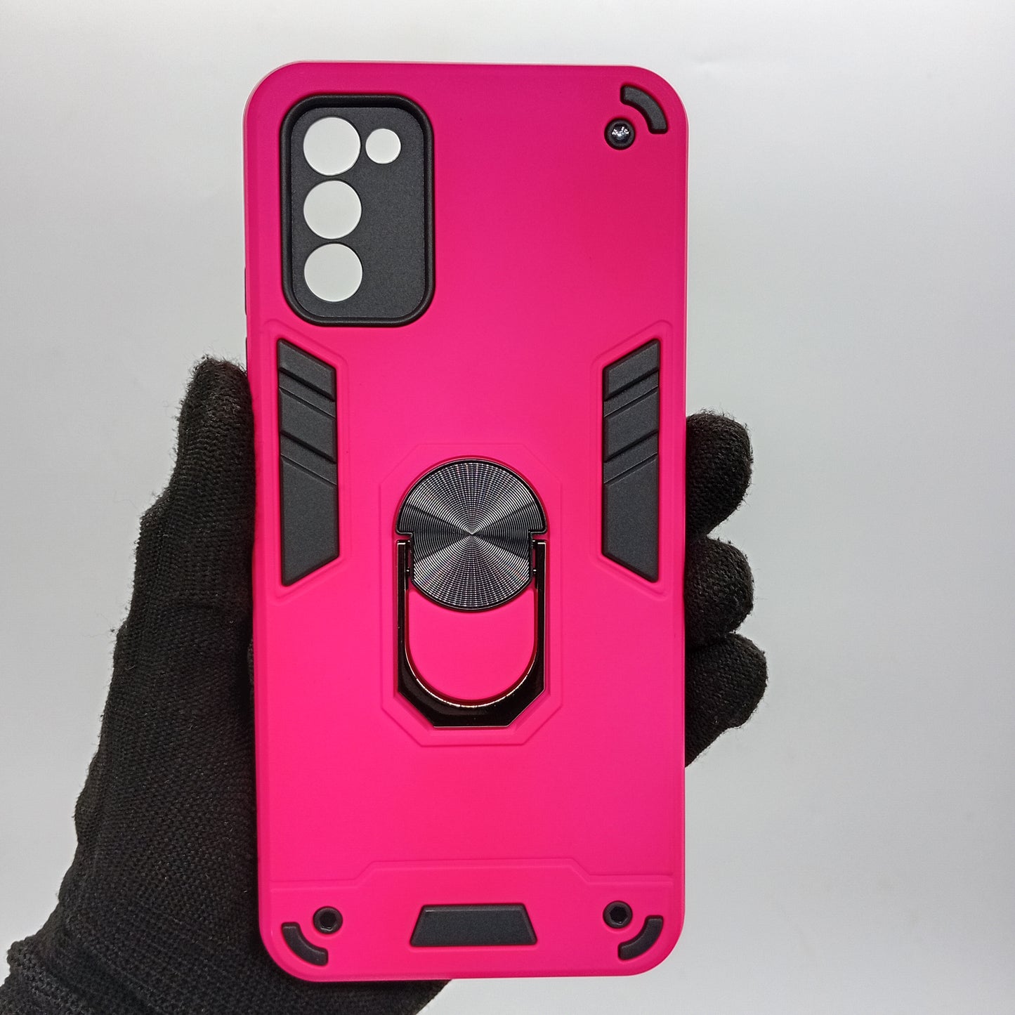 Samsung A03s Hard PC Case with ring holder Shockproof Slim back Cover