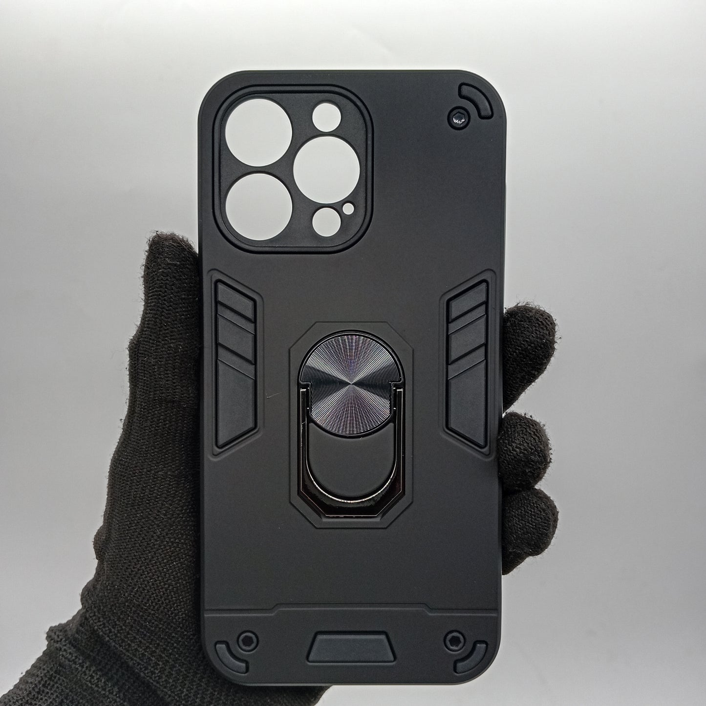 iPhone 14 Pro Max Hard PC Case with ring holder Shockproof Slim back Cover