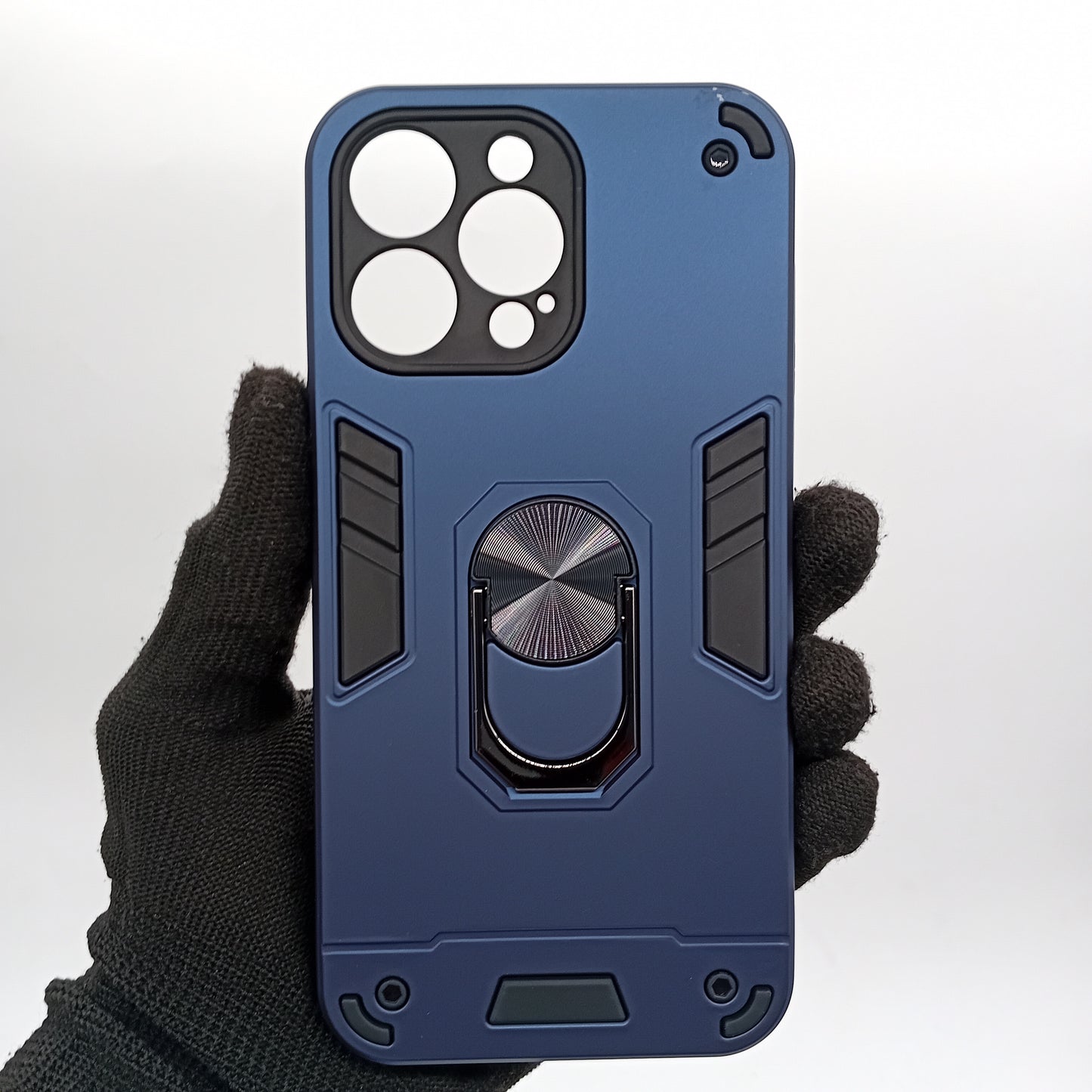 iPhone 14 Pro Max Hard PC Case with ring holder Shockproof Slim back Cover