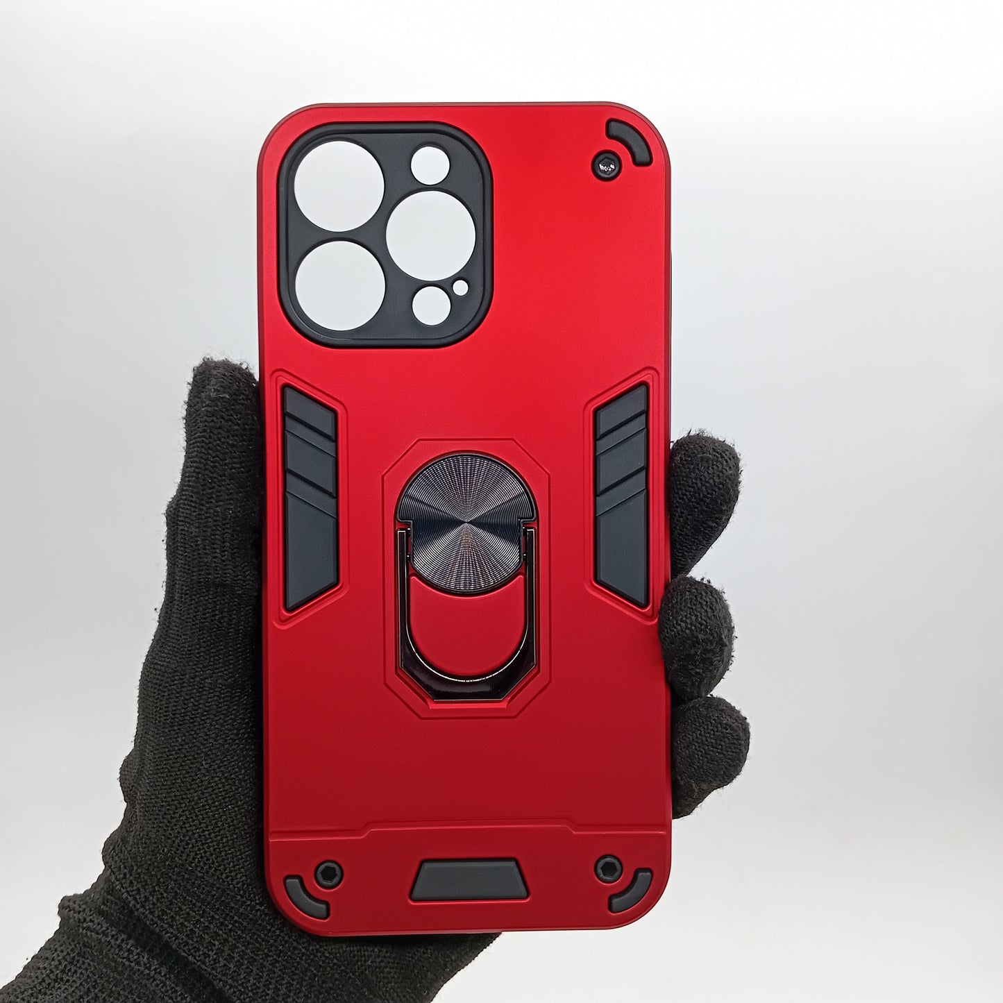 iPhone 14 Pro Max Hard PC Case with ring holder Shockproof Slim back Cover