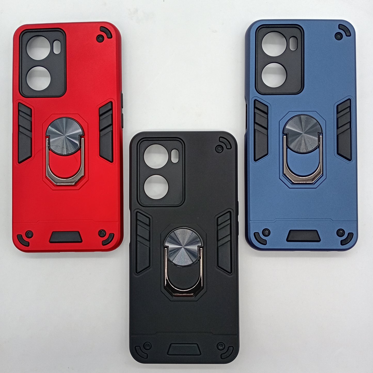 OPPO A57 4G Hard PC Case with ring holder Shockproof Slim back Cover