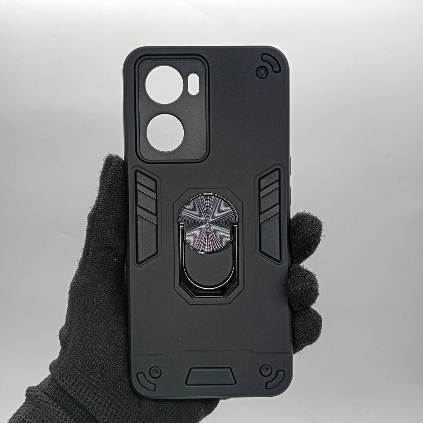 OPPO A57 4G Hard PC Case with ring holder Shockproof Slim back Cover