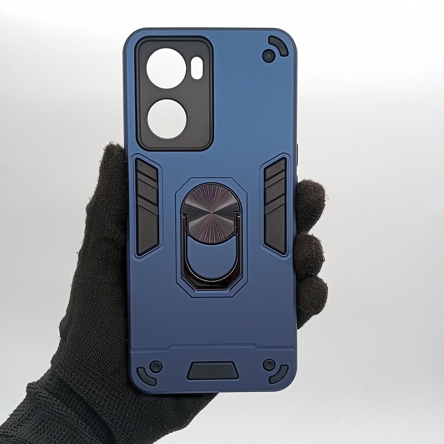 OPPO A57 4G Hard PC Case with ring holder Shockproof Slim back Cover