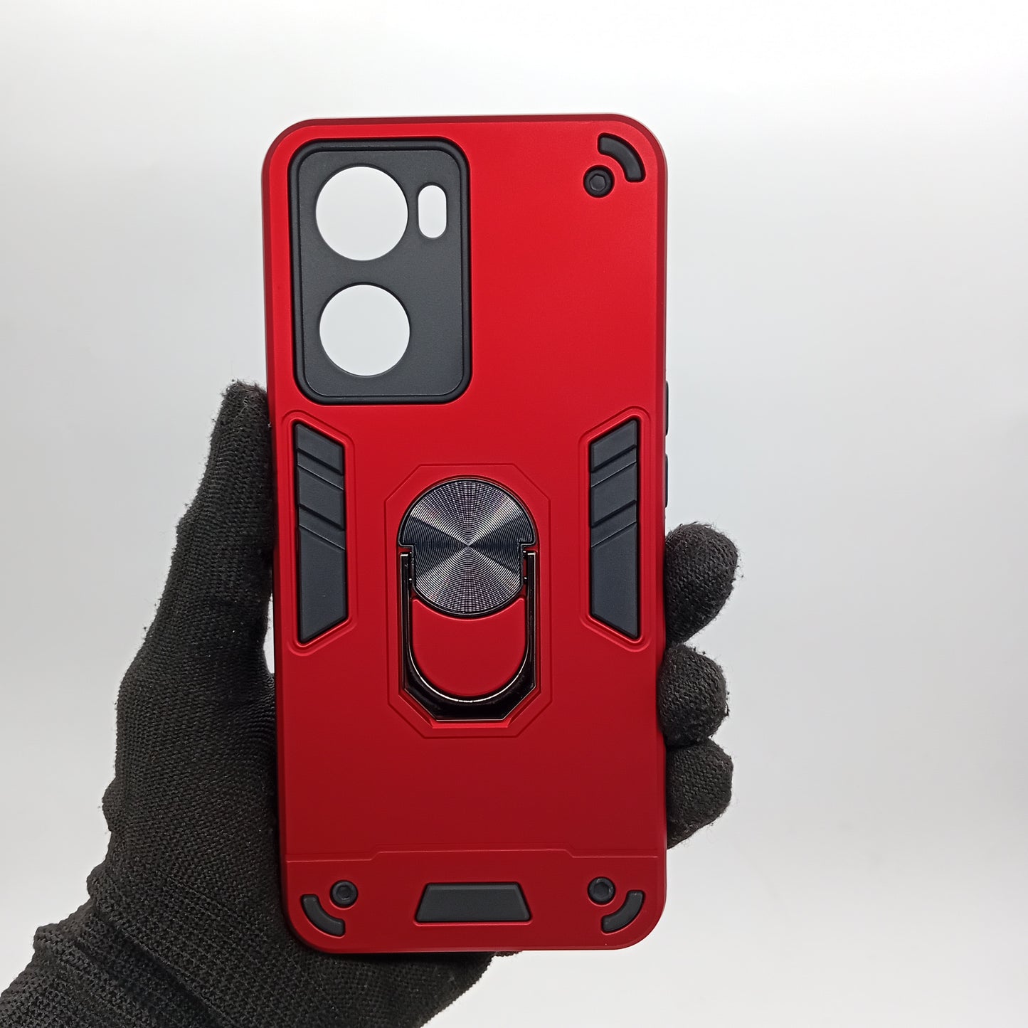 OPPO A57 4G Hard PC Case with ring holder Shockproof Slim back Cover