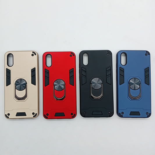 Vivo Y1s Y91c Y93 Hard PC Case with ring holder Shockproof Slim back Cover