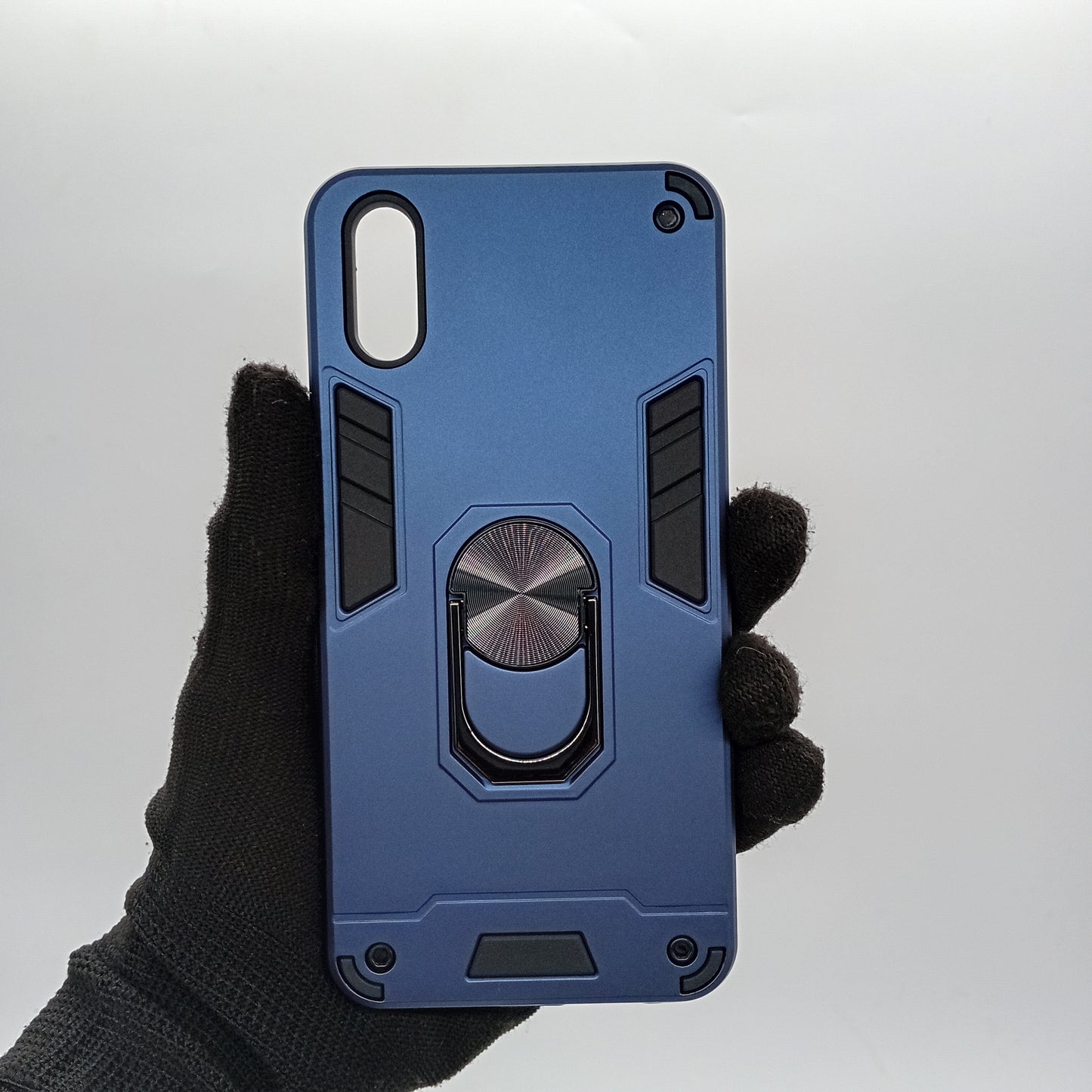 Vivo Y1s Y91c Y93 Hard PC Case with ring holder Shockproof Slim back Cover