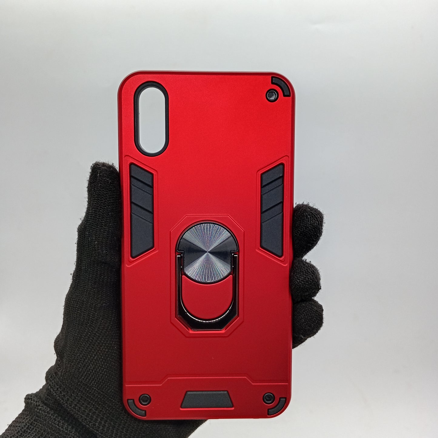 Vivo Y1s Y91c Y93 Hard PC Case with ring holder Shockproof Slim back Cover