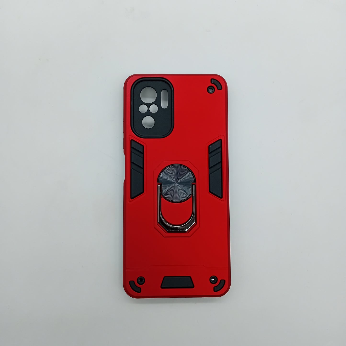 Redmi Note 10 Hard PC Case with ring holder Shockproof Slim back Cover