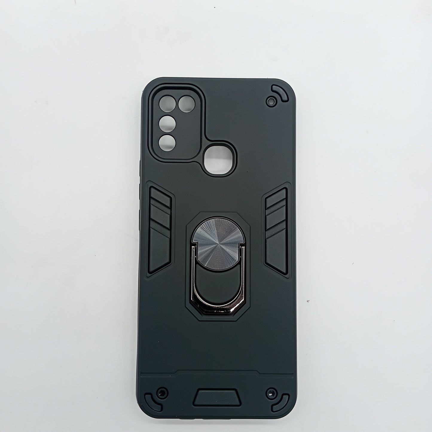 infinix Smart 5 Hard PC Case with ring holder Shockproof Slim back Cover