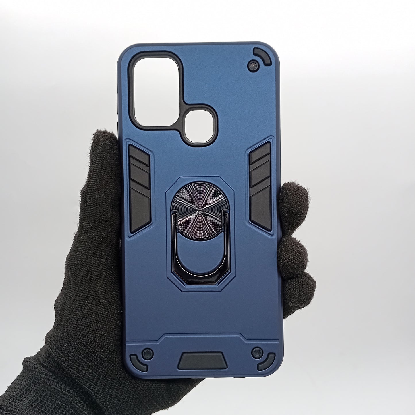 Samsung M31 Hard PC Case with ring holder Shockproof Slim back Cover