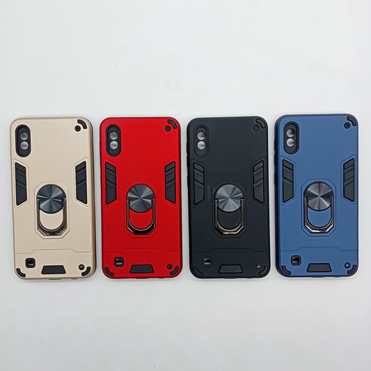 Samsung A10 Hard PC Case with ring holder Shockproof Slim back Cover