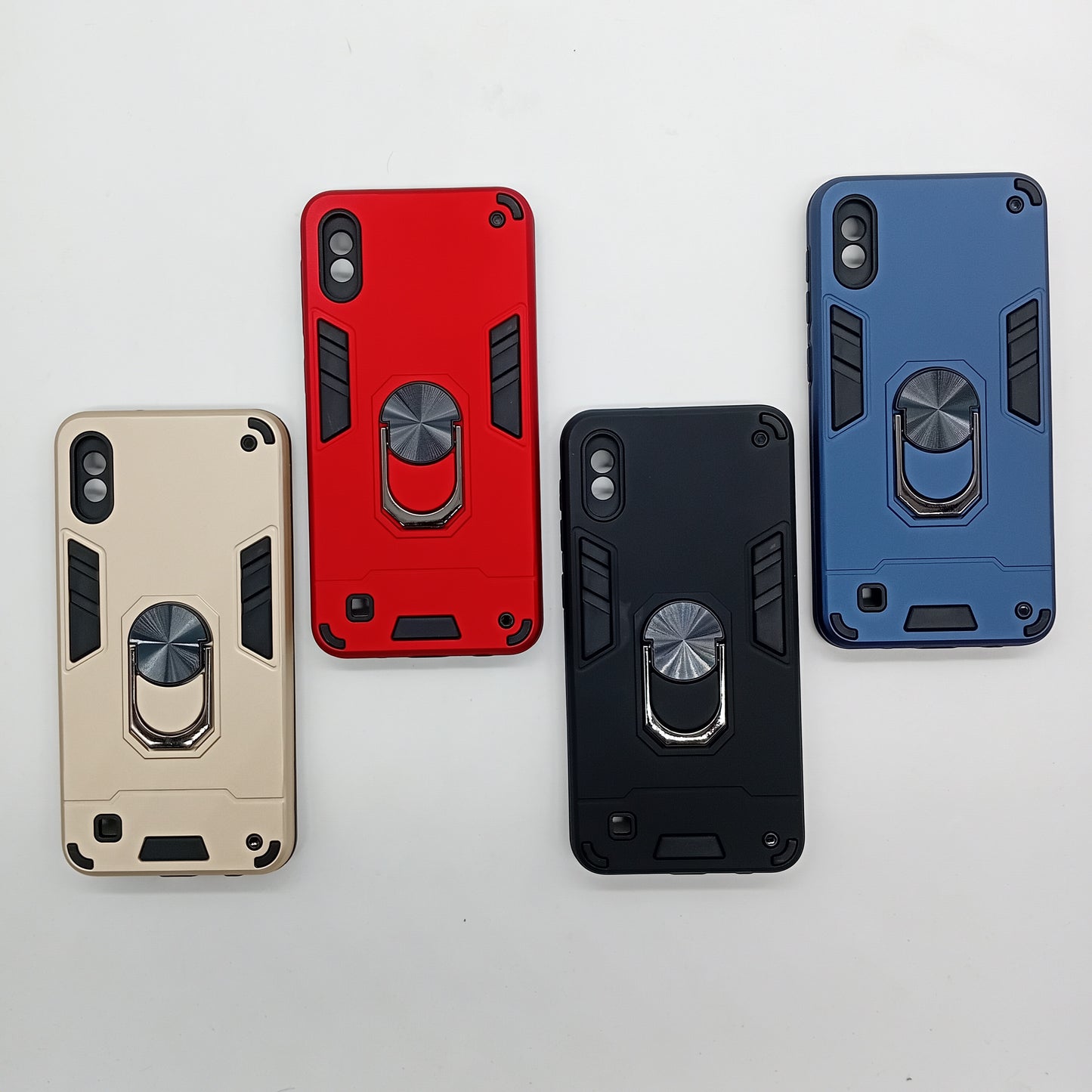 Samsung A10 Hard PC Case with ring holder Shockproof Slim back Cover