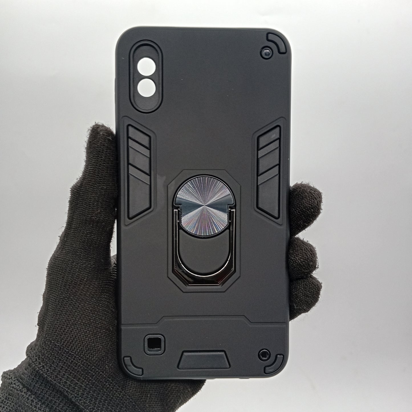 Samsung A10 Hard PC Case with ring holder Shockproof Slim back Cover