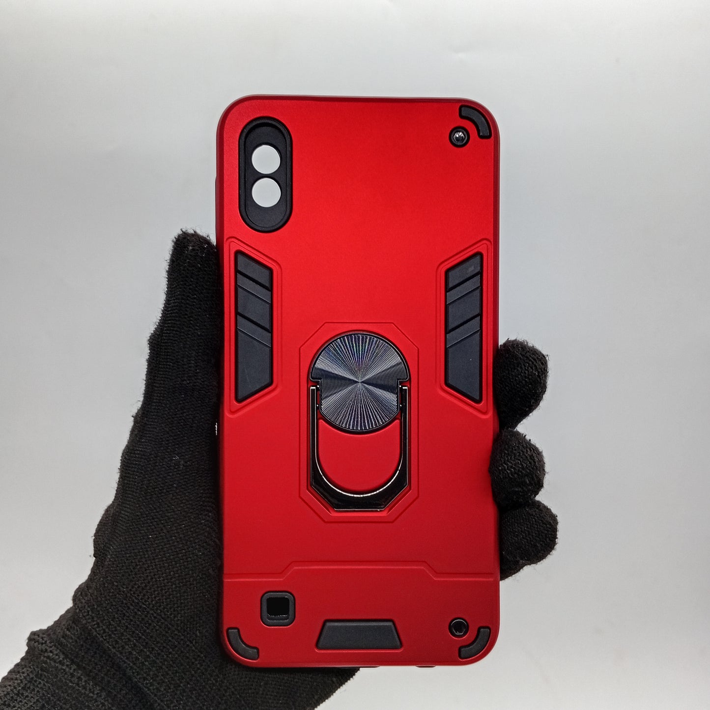 Samsung A10 Hard PC Case with ring holder Shockproof Slim back Cover