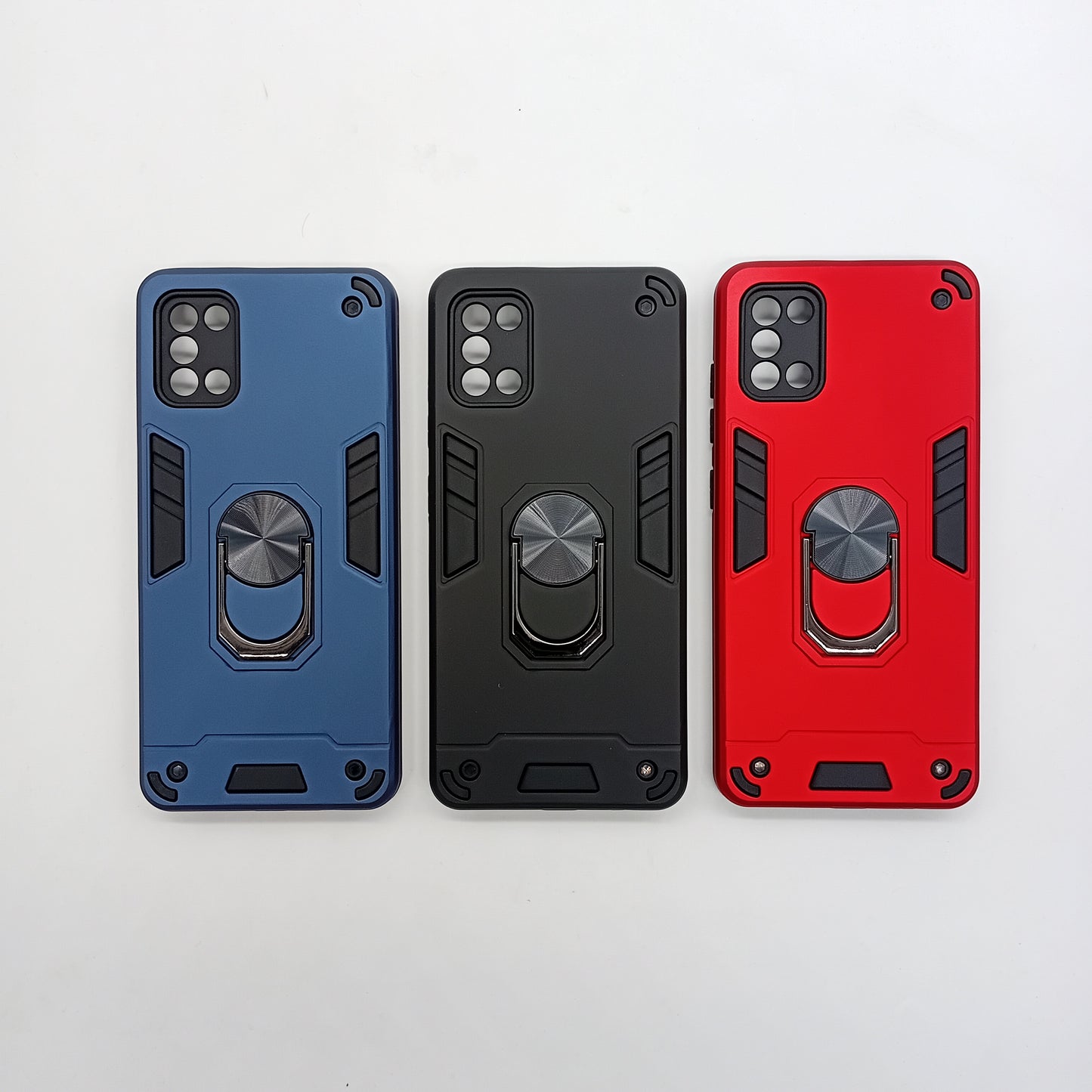 Samsung A31 Hard PC Case with ring holder Shockproof Slim back Cover