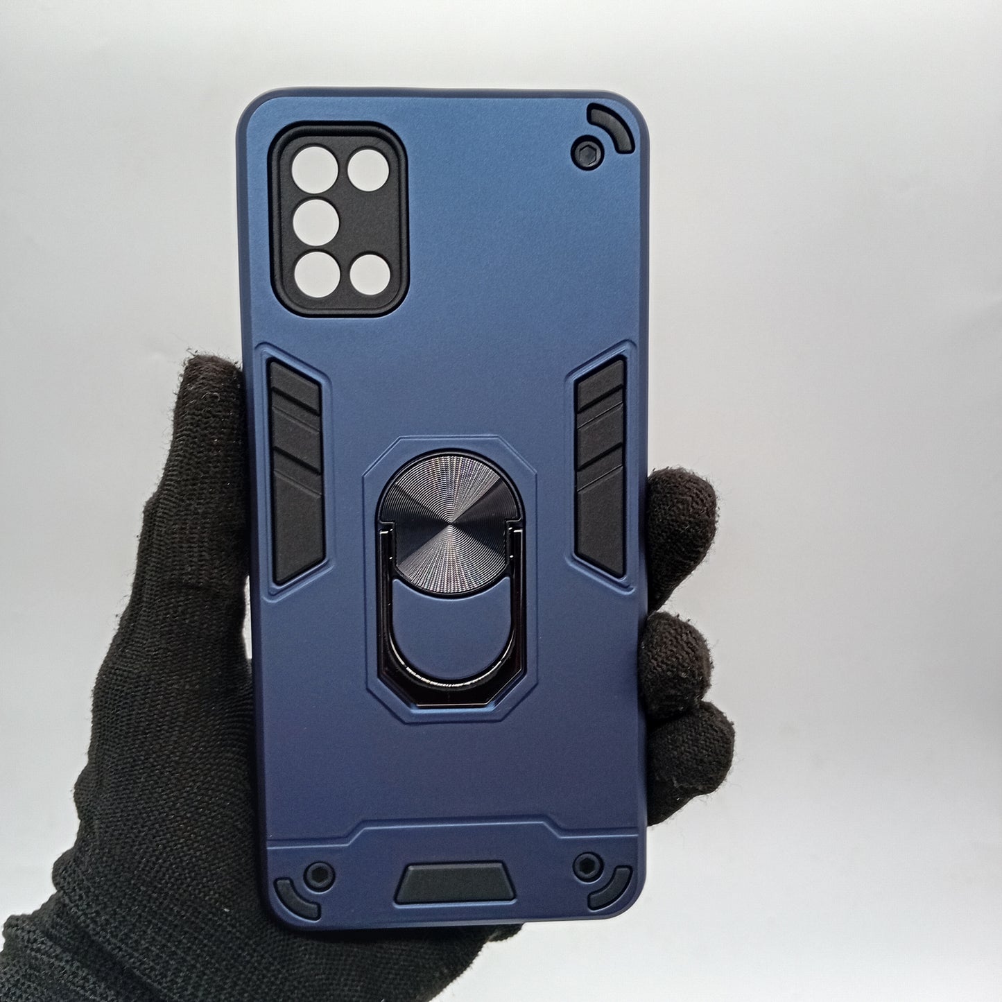 Samsung A31 Hard PC Case with ring holder Shockproof Slim back Cover