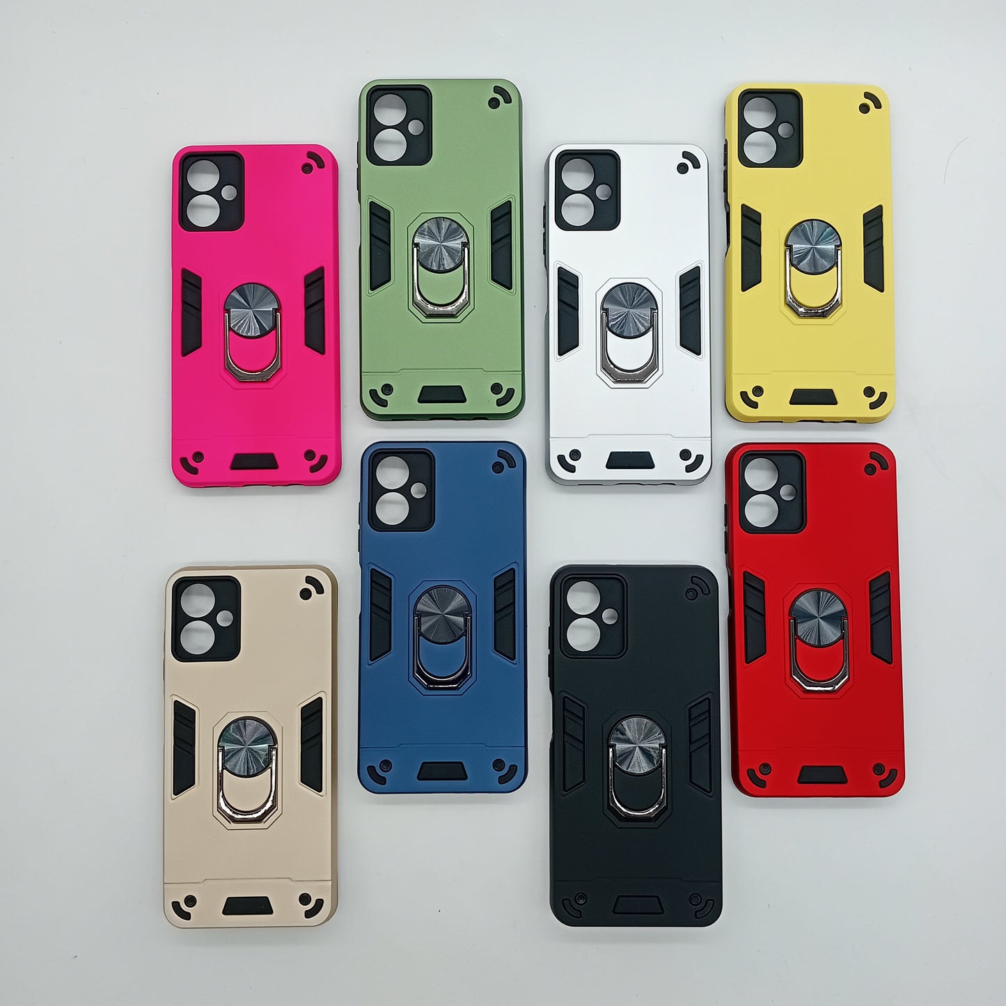 Samsung A06 Hard PC Case with ring holder Shockproof Slim back Cover