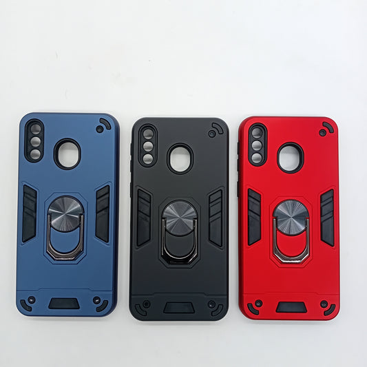 Samsung M20 Hard PC Case with ring holder Shockproof Slim back Cover