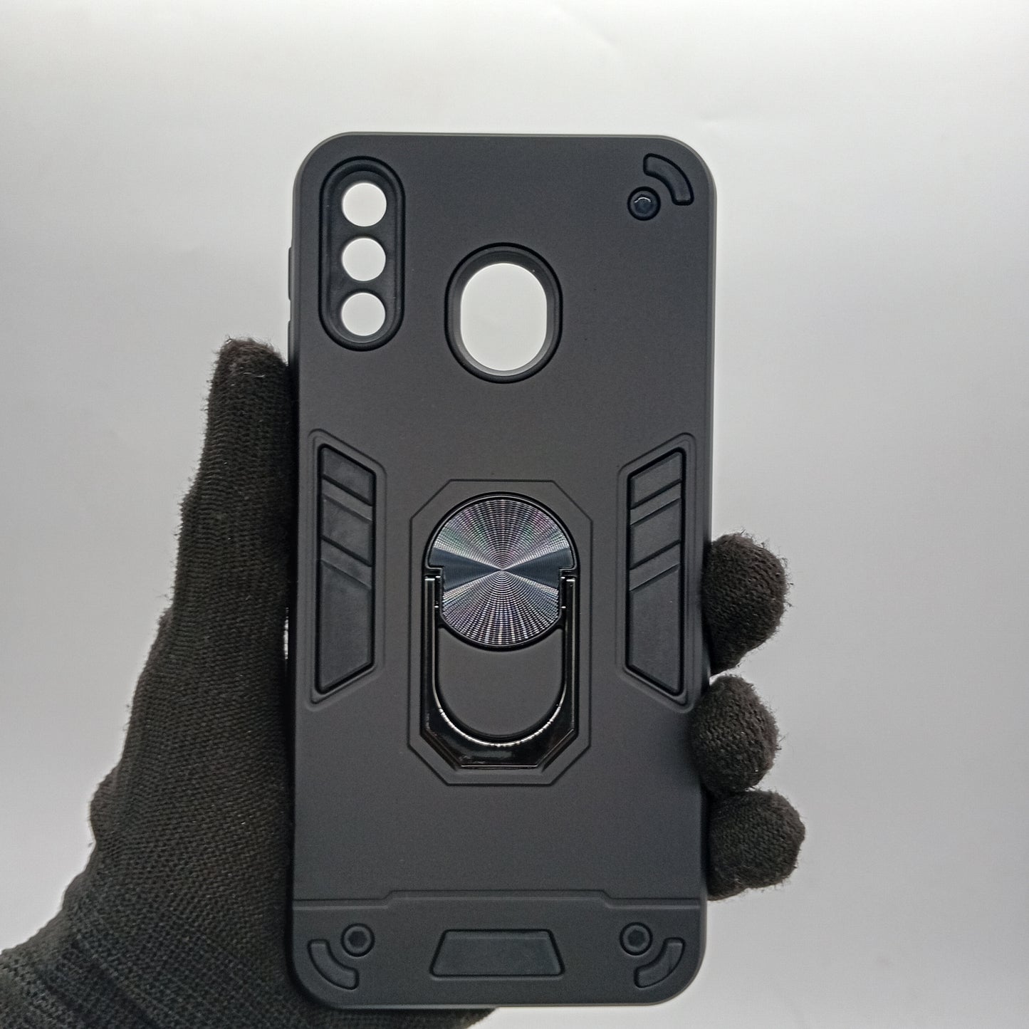 Samsung M20 Hard PC Case with ring holder Shockproof Slim back Cover