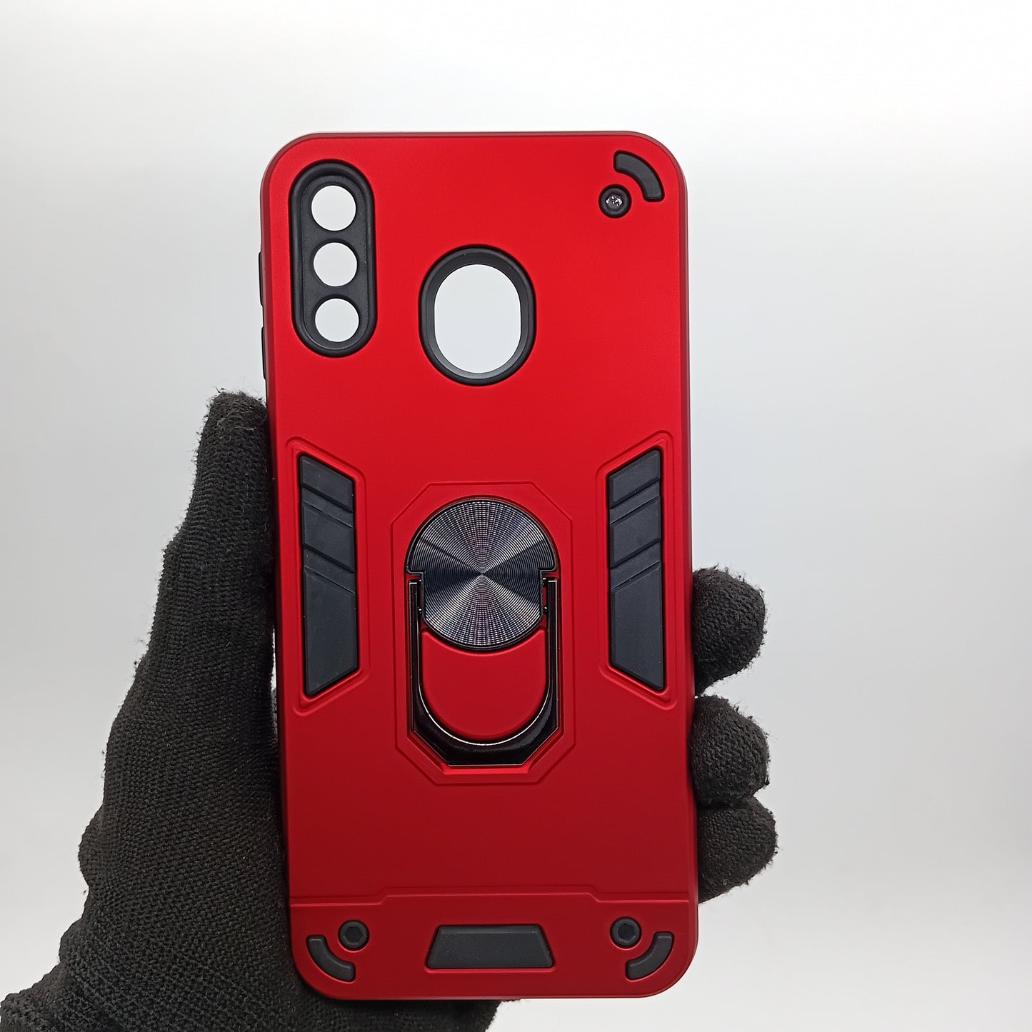 Samsung M20 Hard PC Case with ring holder Shockproof Slim back Cover