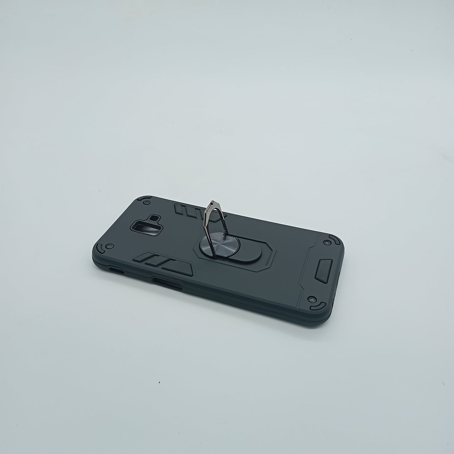 Samsung J6 Plus Hard PC Case with ring holder Shockproof Slim back Cover