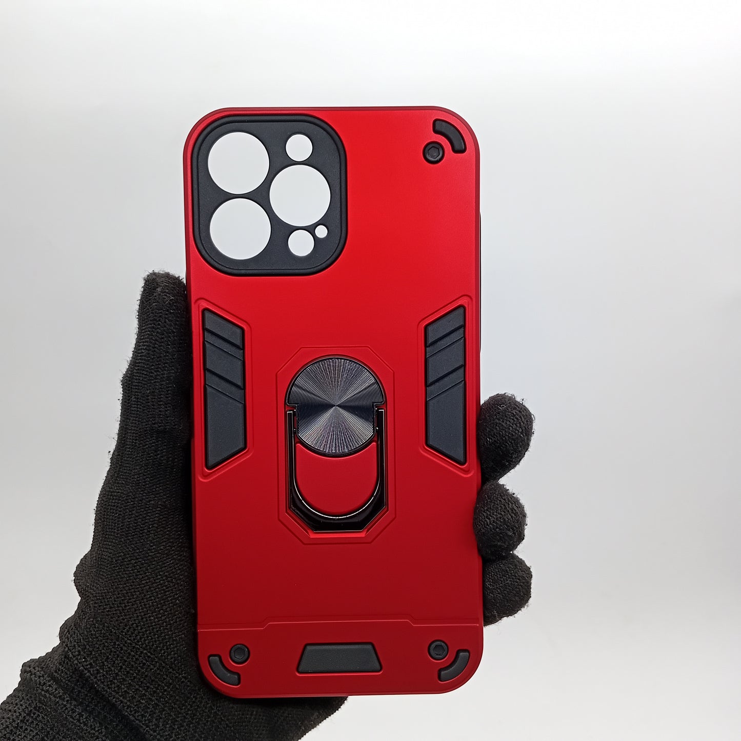 iPhone 13 Pro Max Hard PC Case with ring holder Shockproof Slim back Cover