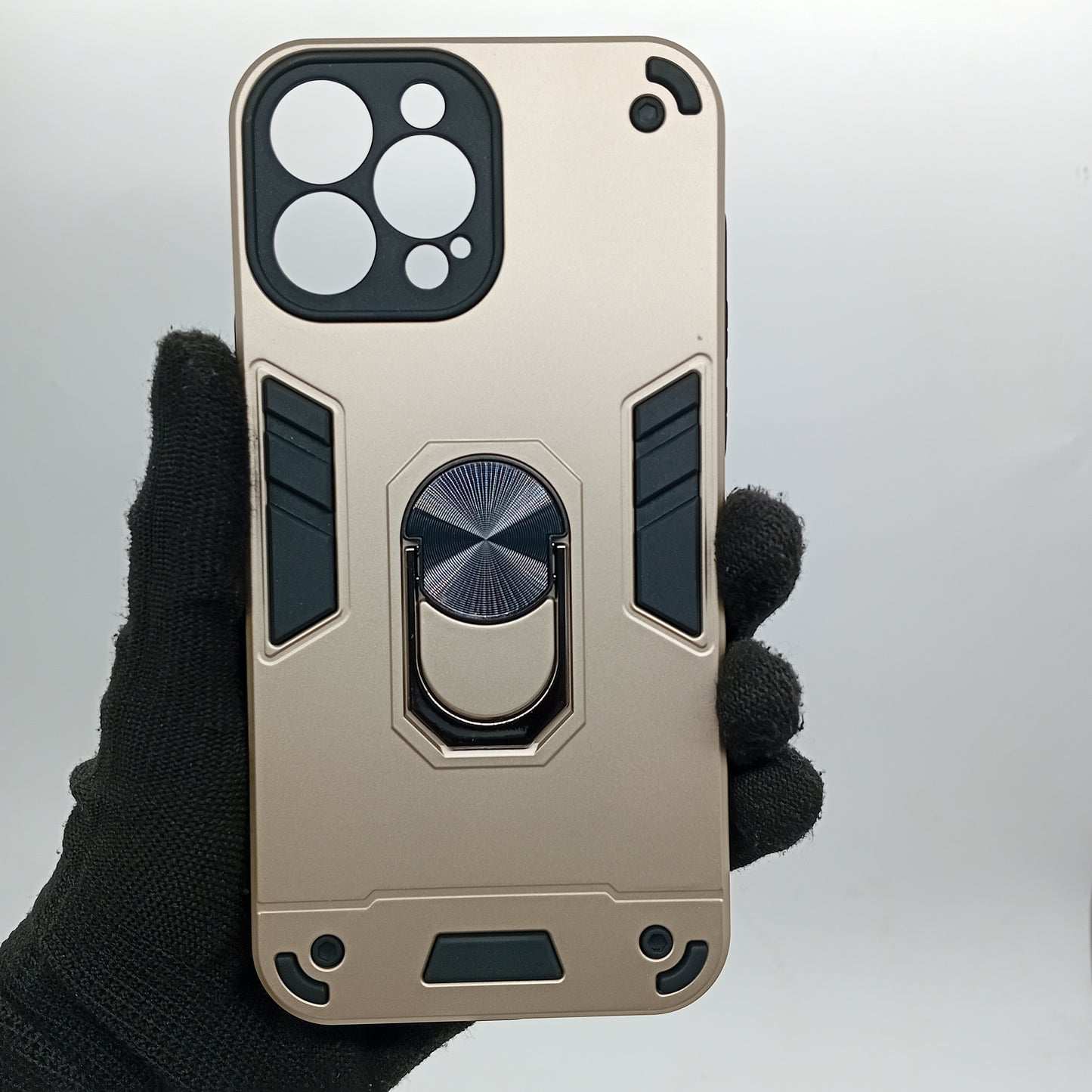 iPhone 13 Pro Max Hard PC Case with ring holder Shockproof Slim back Cover