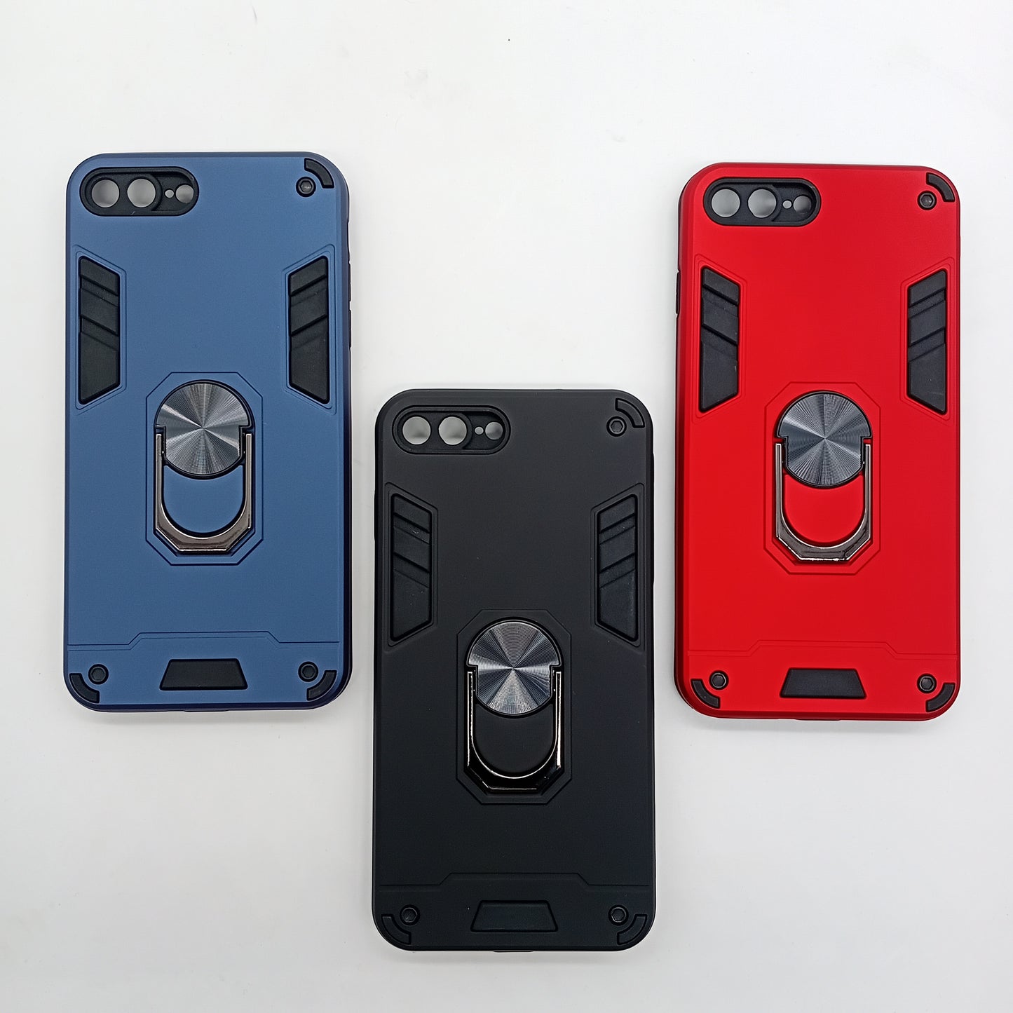 iPhone 7 Plus Hard PC Case with ring holder Shockproof Slim back Cover