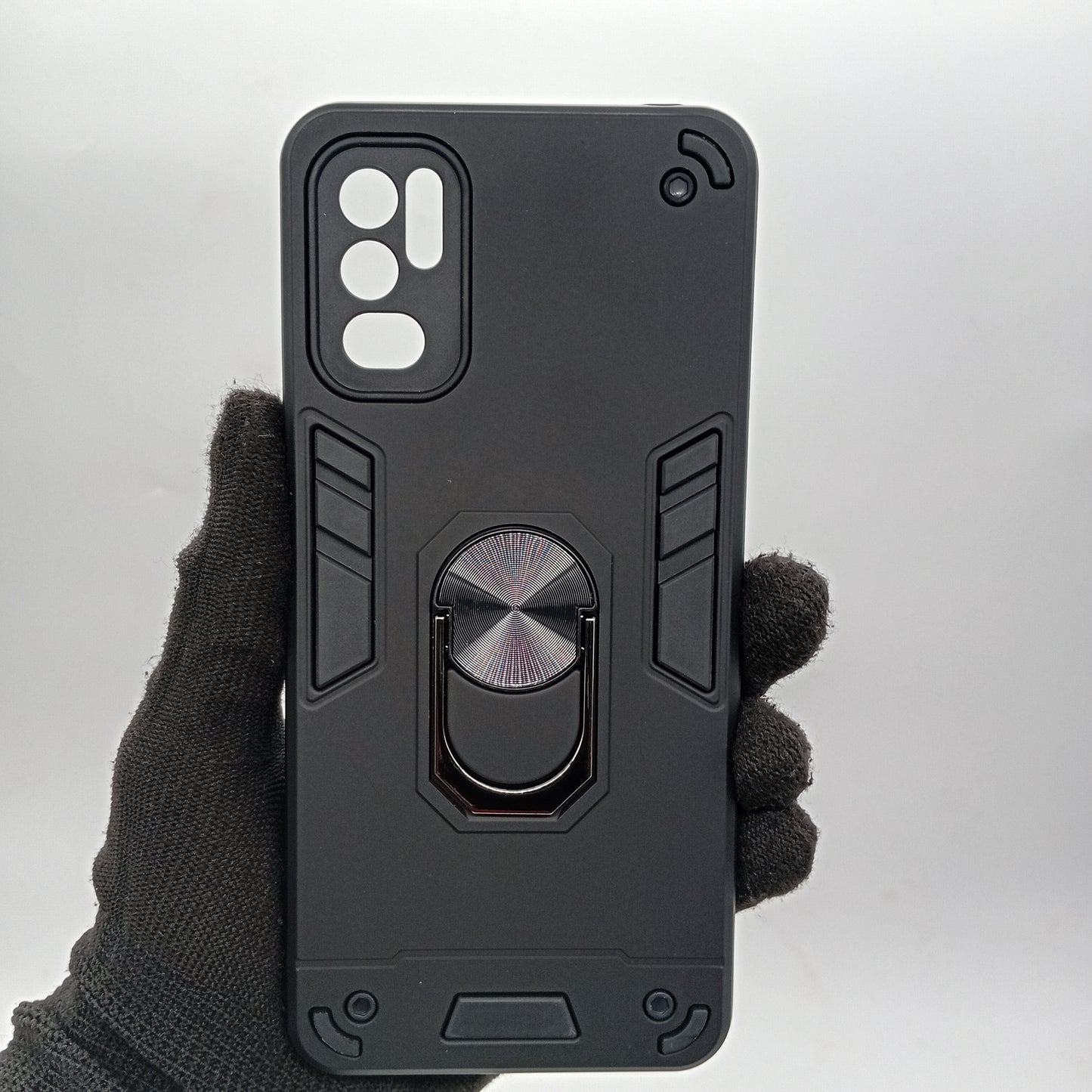 Redmi Note 10 5G Hard PC Case with ring holder Shockproof Slim back Cover