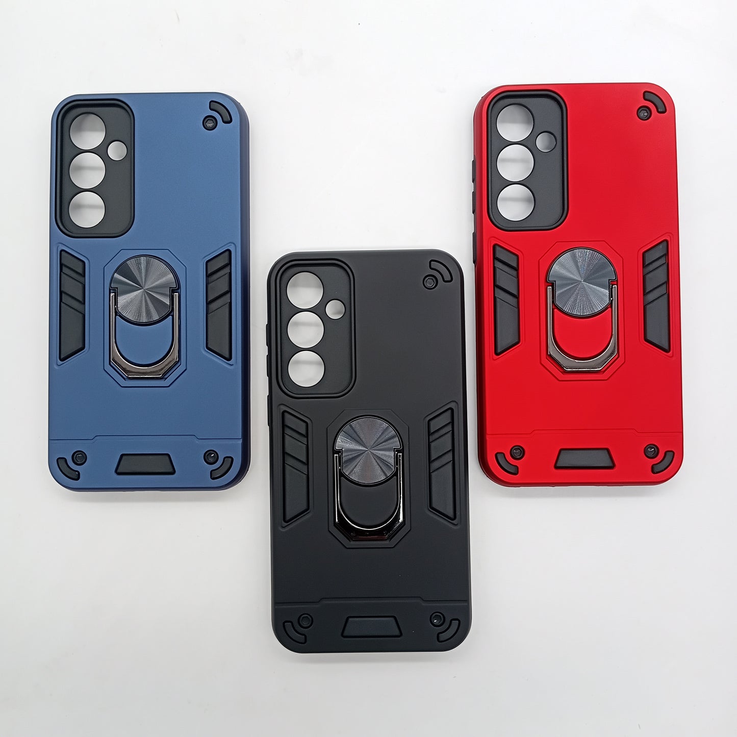 Samsung S23 FE Hard PC Case with ring holder Shockproof Slim back Cover