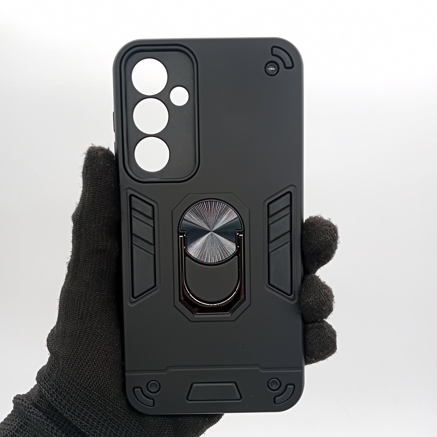 Samsung S23 FE Hard PC Case with ring holder Shockproof Slim back Cover