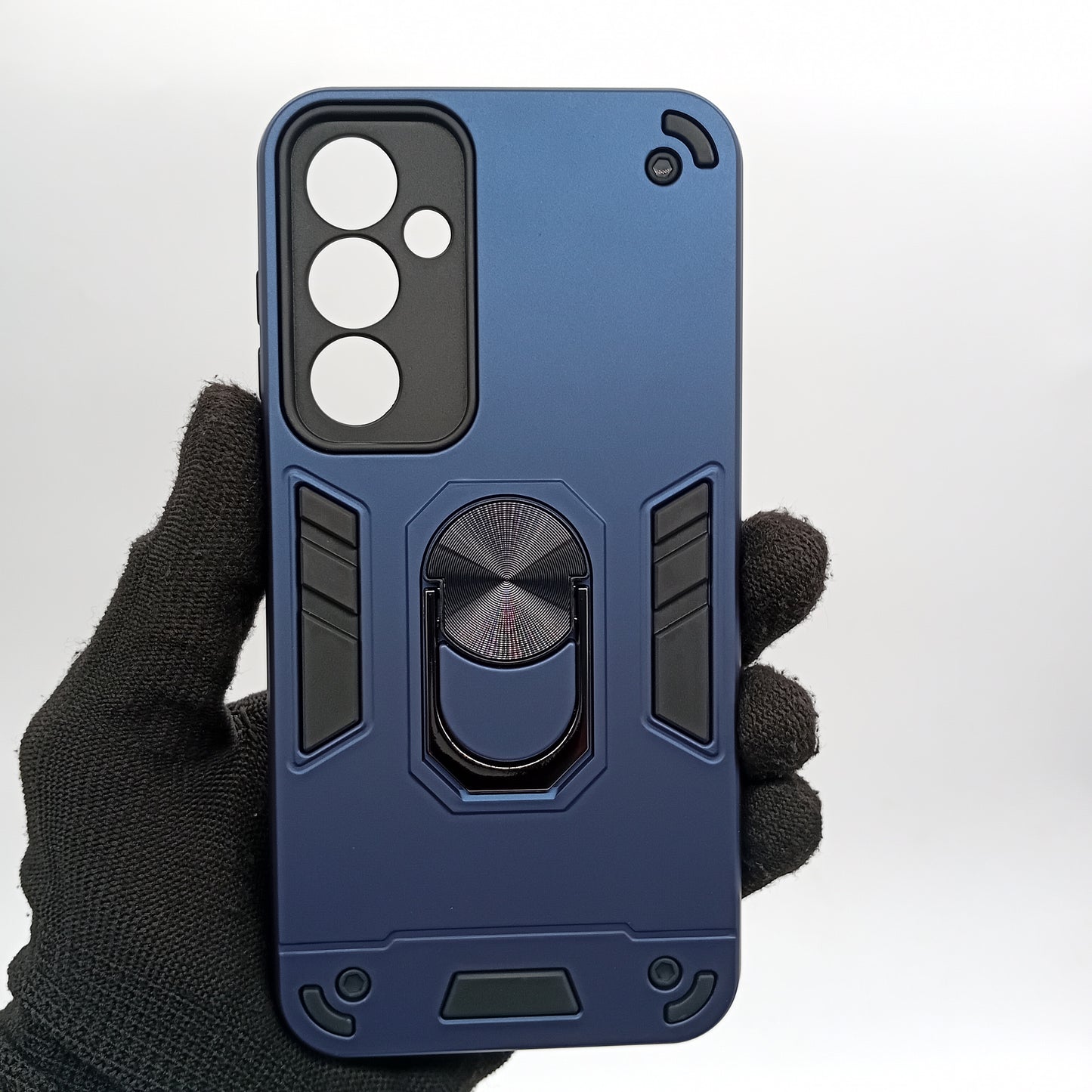 Samsung S23 FE Hard PC Case with ring holder Shockproof Slim back Cover