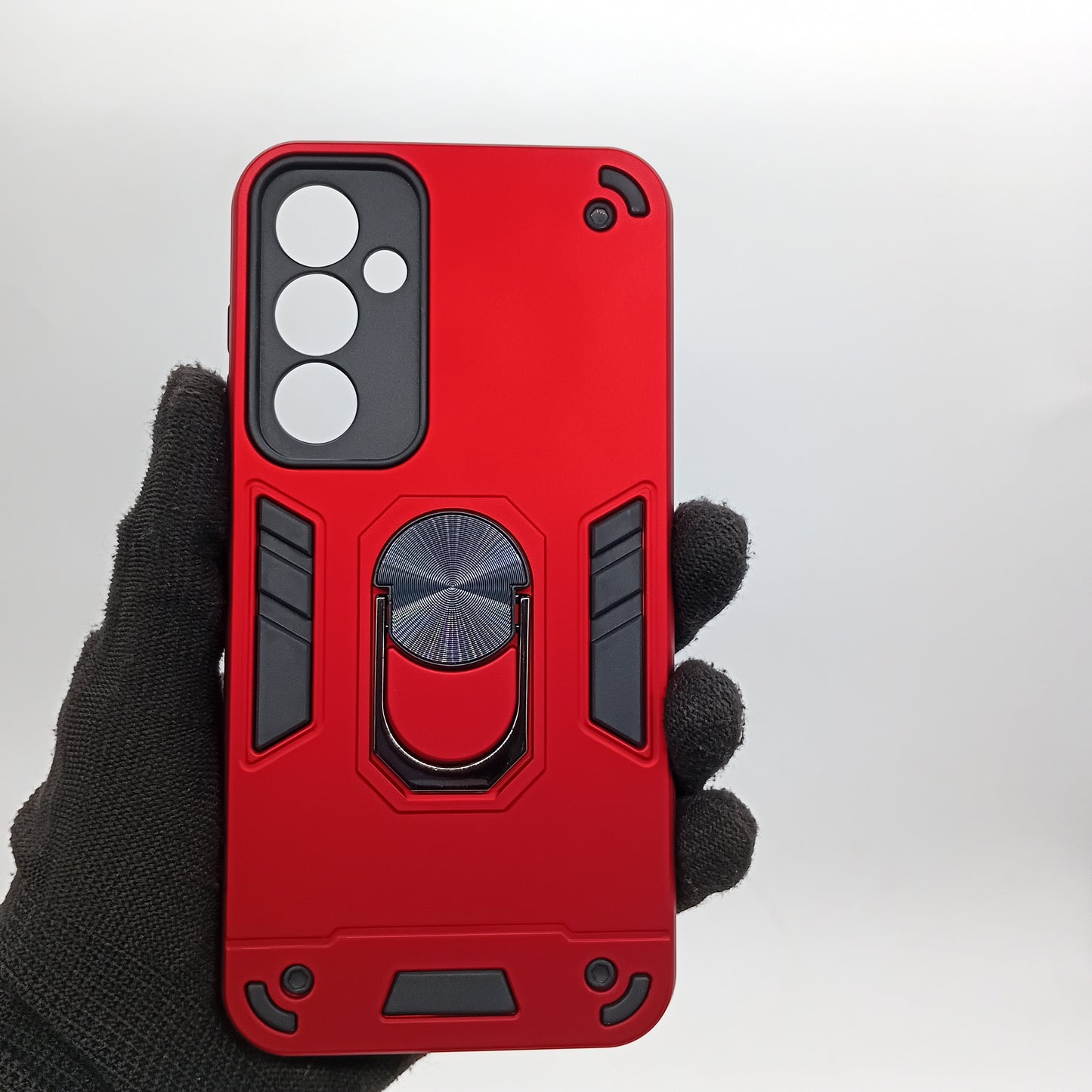 Samsung S23 FE Hard PC Case with ring holder Shockproof Slim back Cover