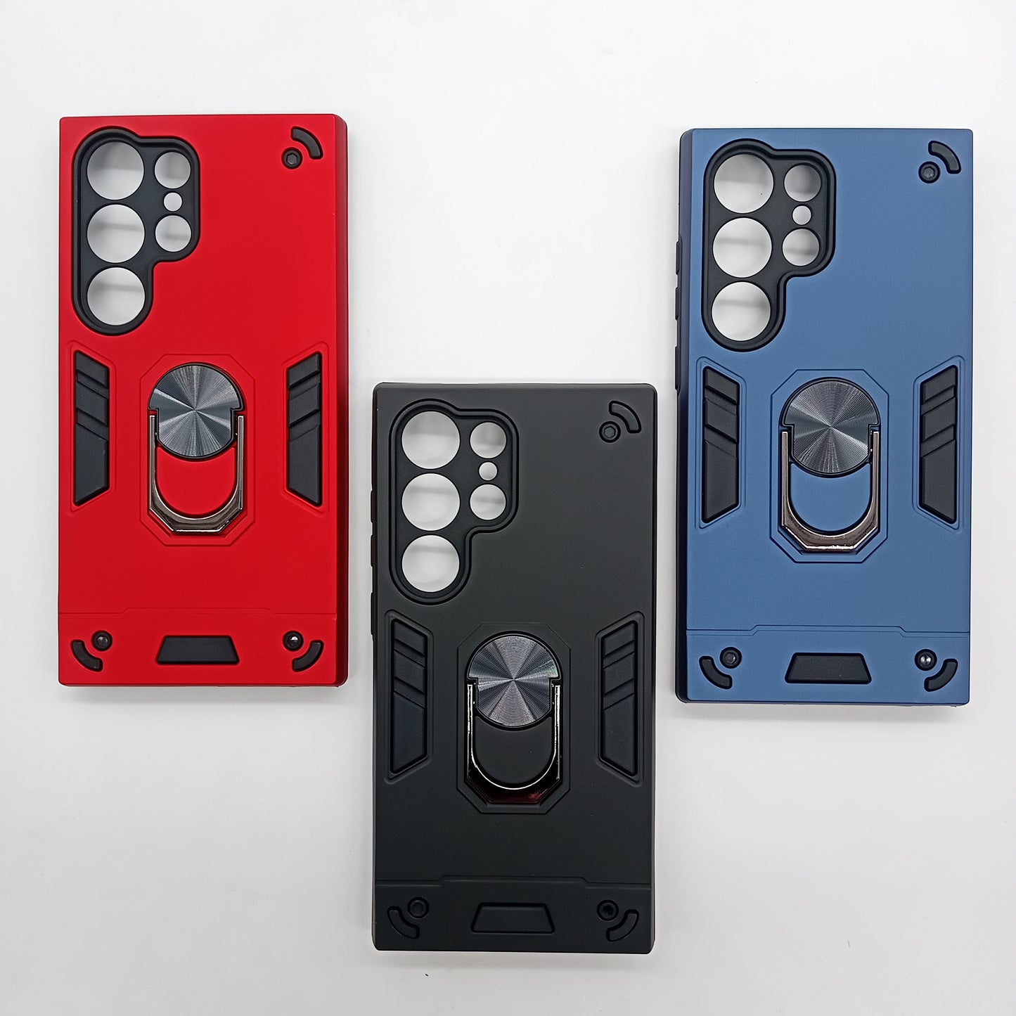 Samsung S24 Ultra Hard PC Case with ring holder Shockproof Slim back Cover