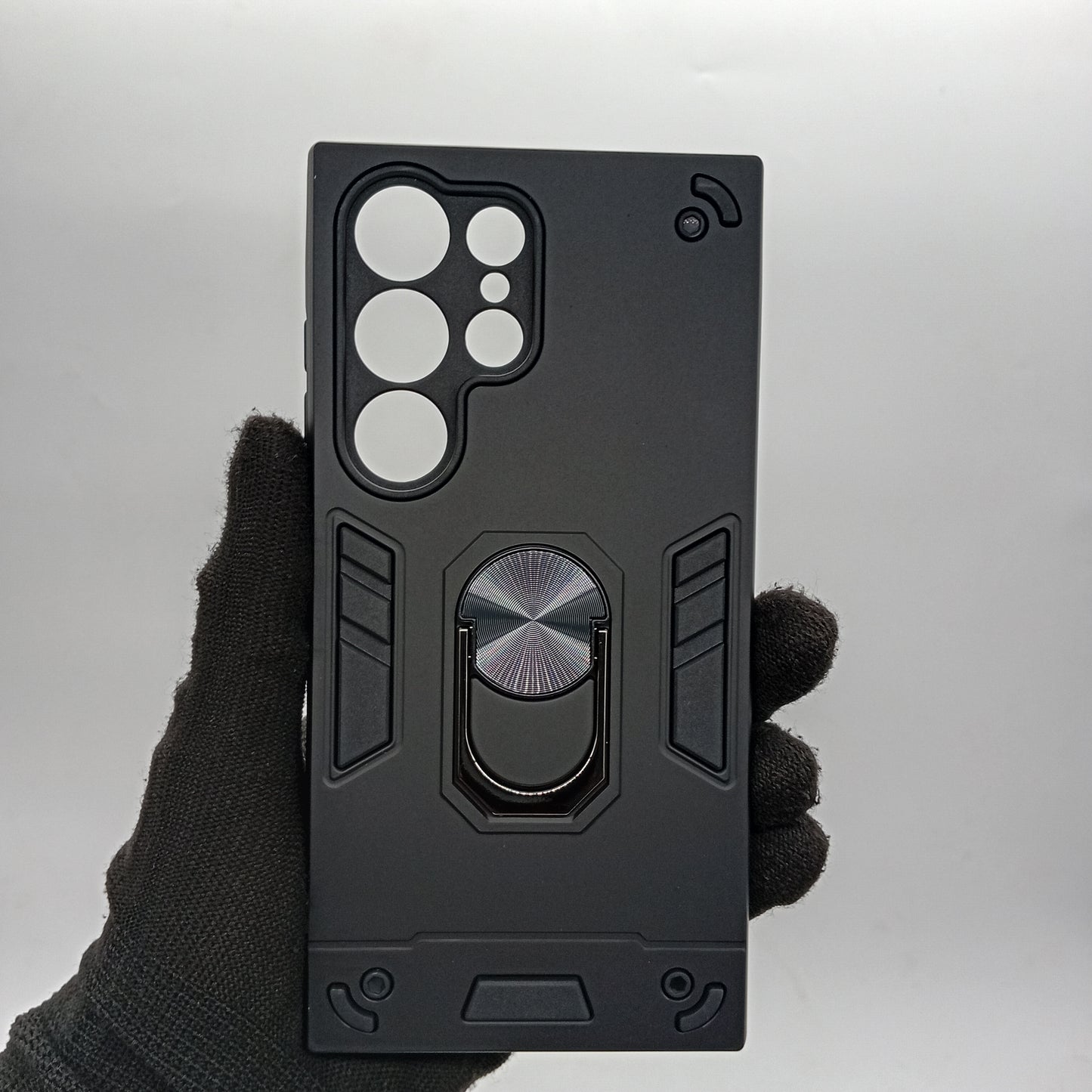 Samsung S24 Ultra Hard PC Case with ring holder Shockproof Slim back Cover