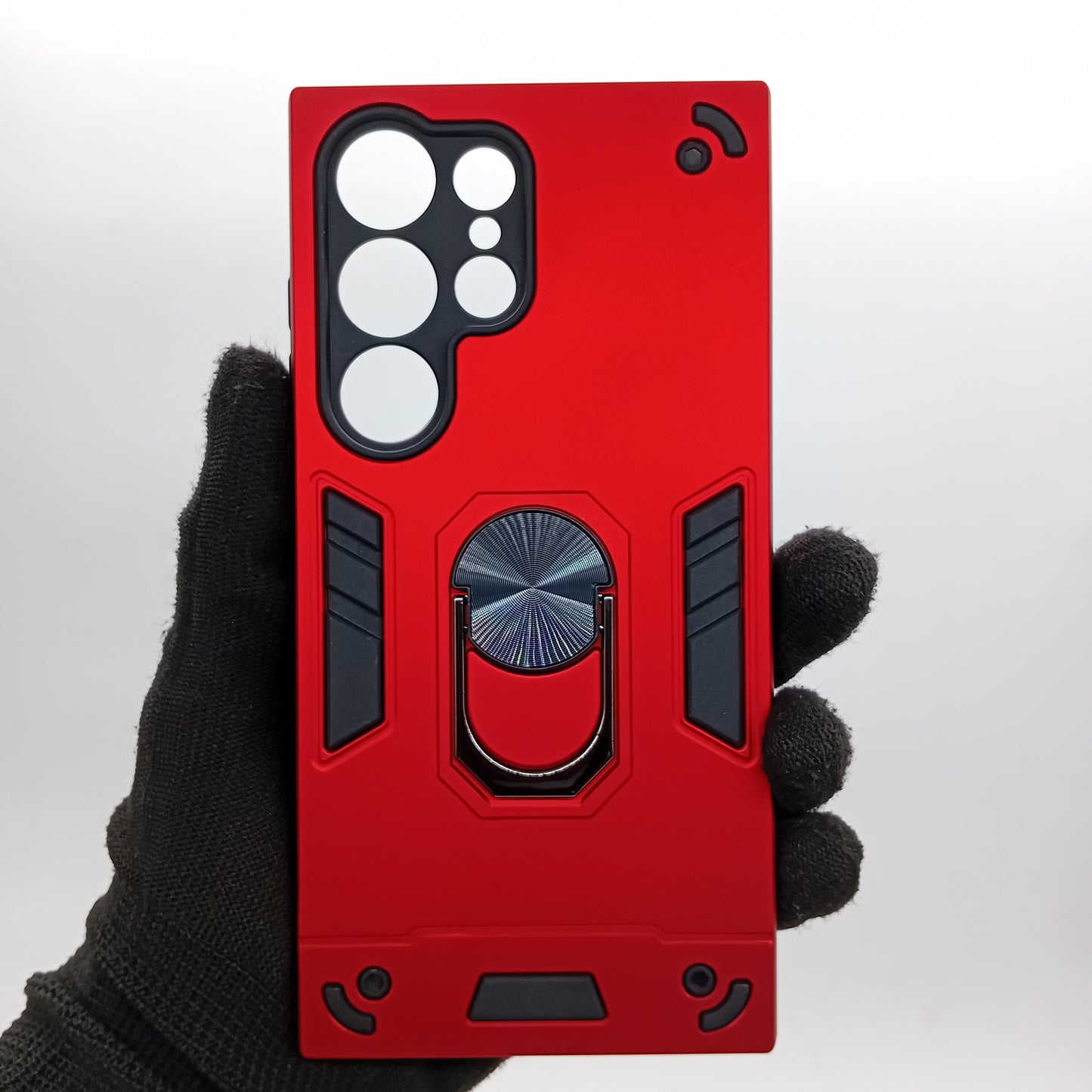 Samsung S24 Ultra Hard PC Case with ring holder Shockproof Slim back Cover