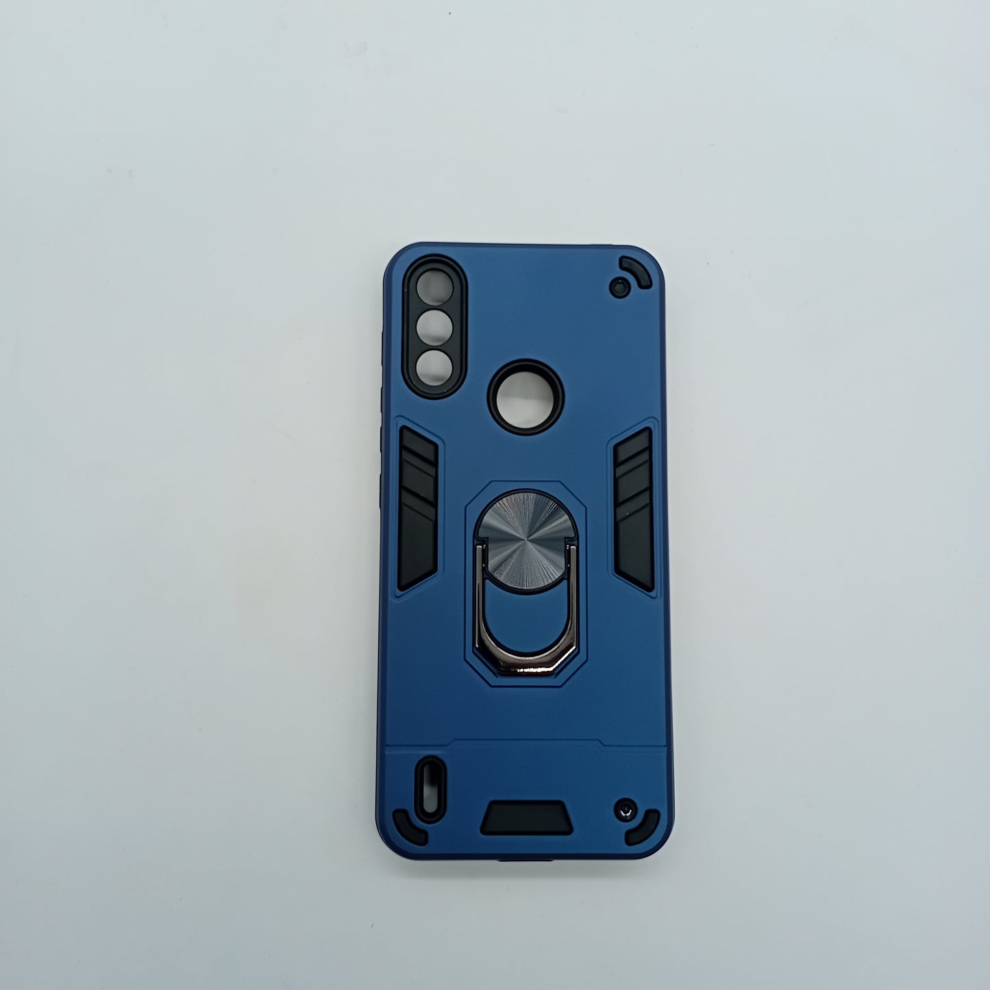 Motorola E7 Hard PC Case with ring holder Shockproof Slim back Cover