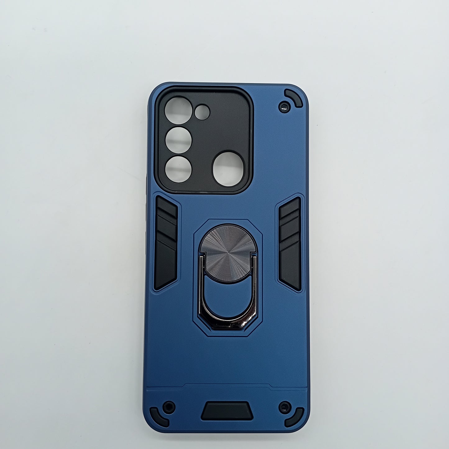 Tecno Spark 8C Hard PC Case with ring holder Shockproof Slim back Cover